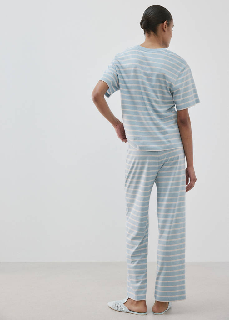 Cotton striped pyjama bottoms - thumbnail 3