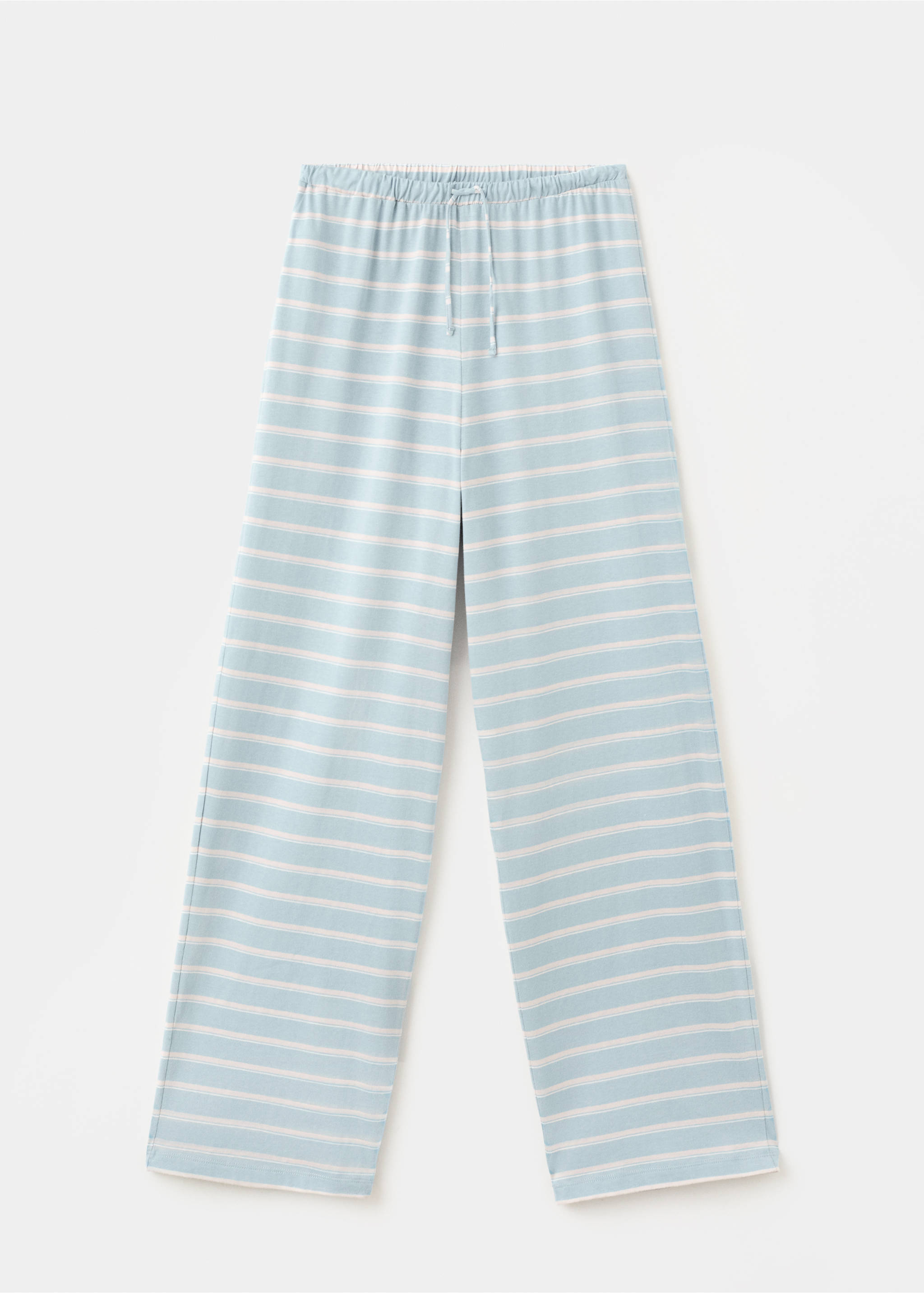 Cotton striped pyjama bottoms - Article without model, Blue. Ref: 27086002-00.