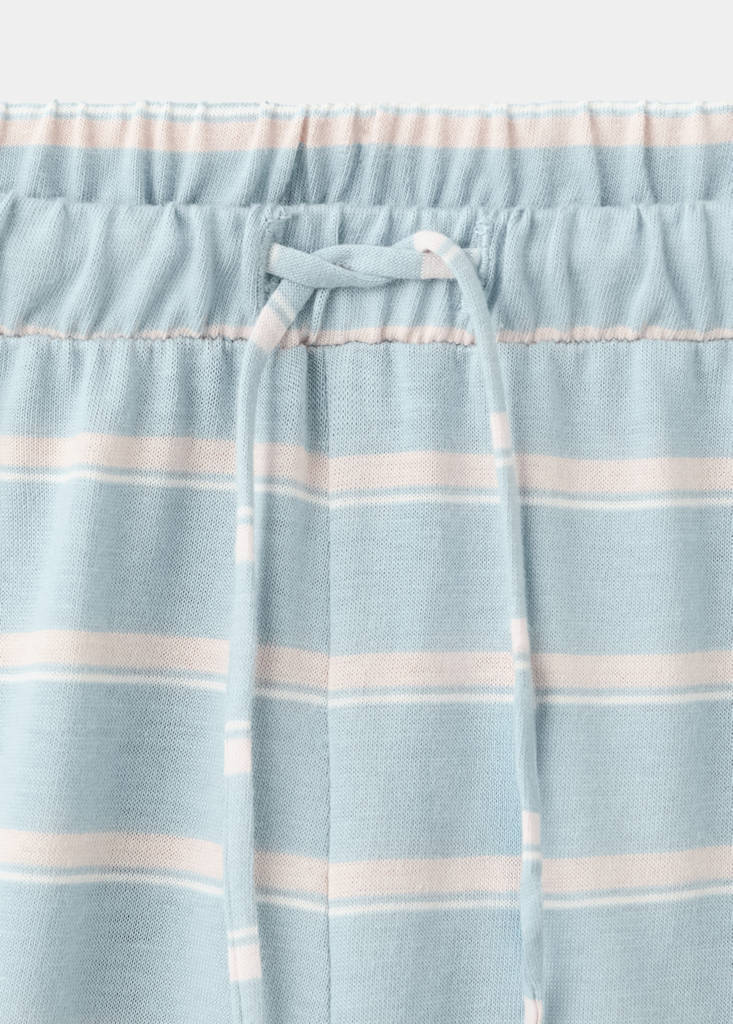 Cotton striped pyjama bottoms - thumbnail 7