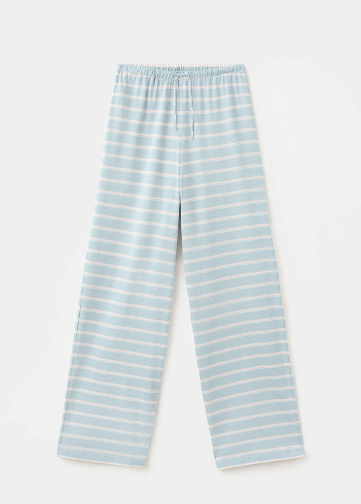 Cotton striped pyjama bottoms - thumbnail 4