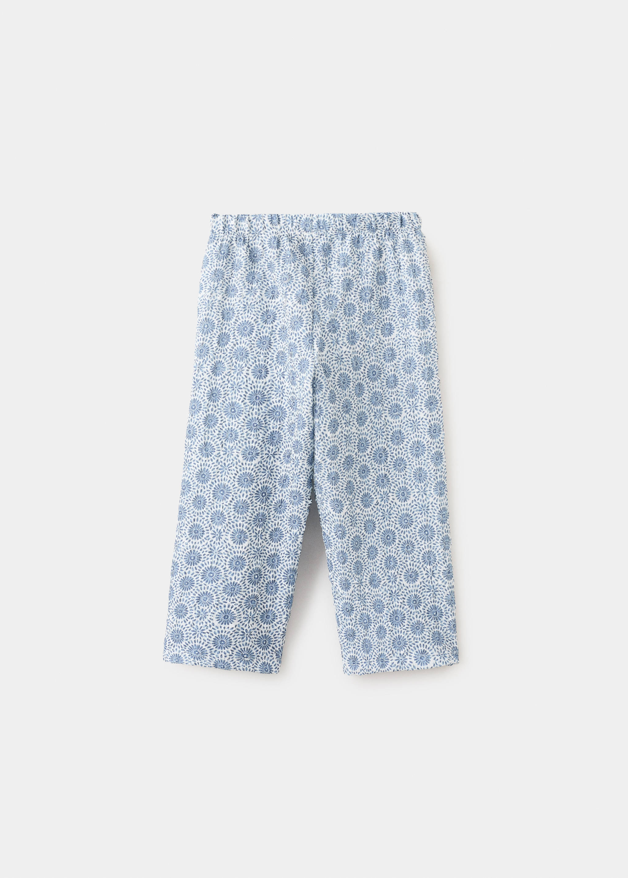 Pantalón recto estampado - Reverso del artículo