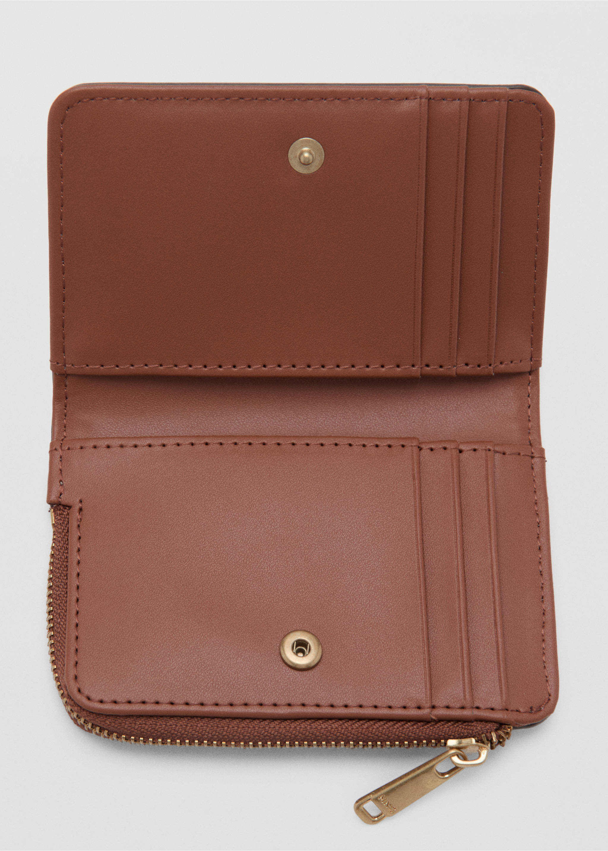 Petit portefeuille toile avec logo - Détail de l'article 1, Beige. Ref: 27086353-00.