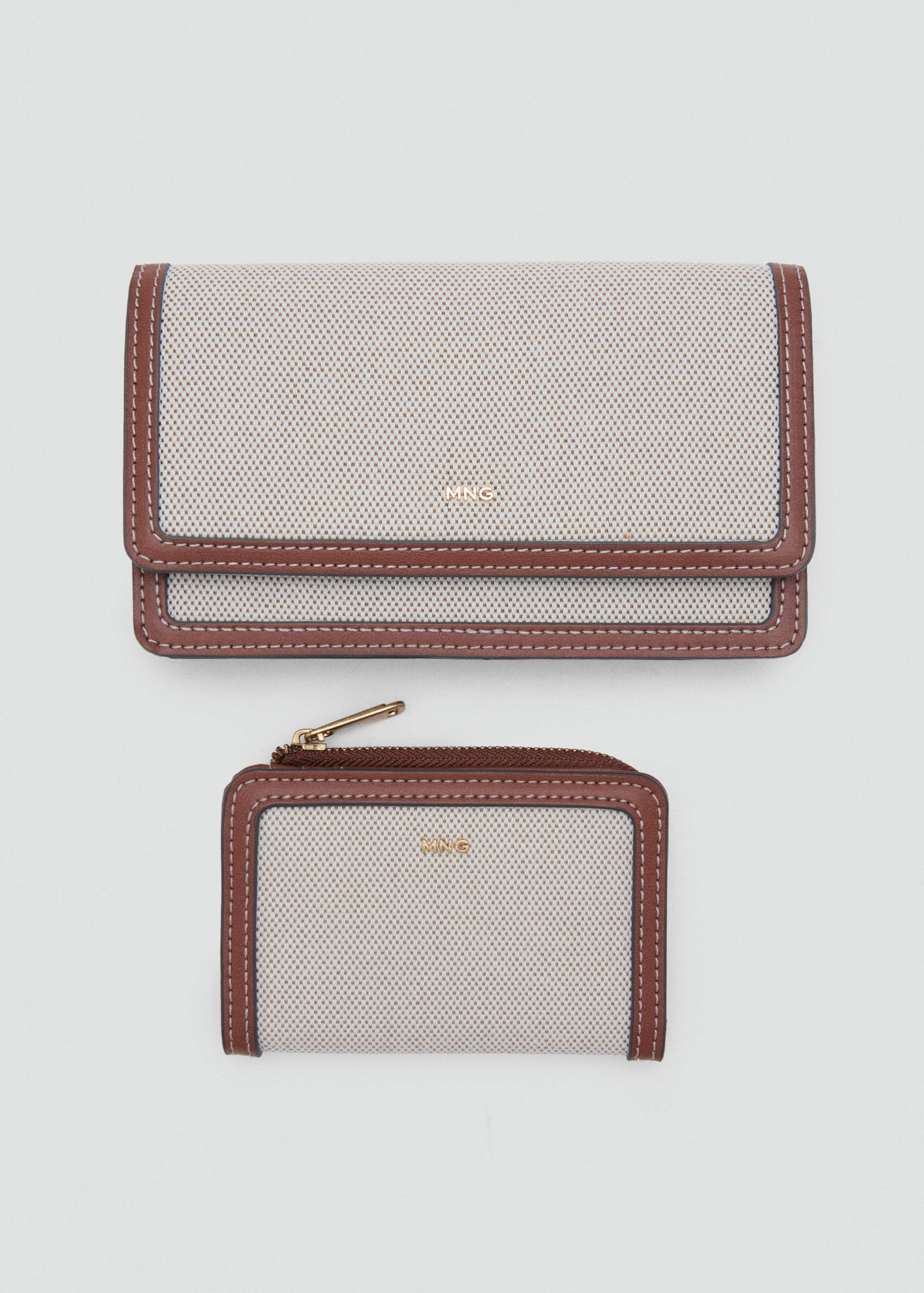 Small canvas wallet with logo - Details of the article 2