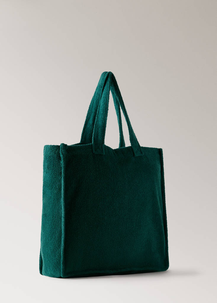 Terry cotton tote bag - thumbnail 3