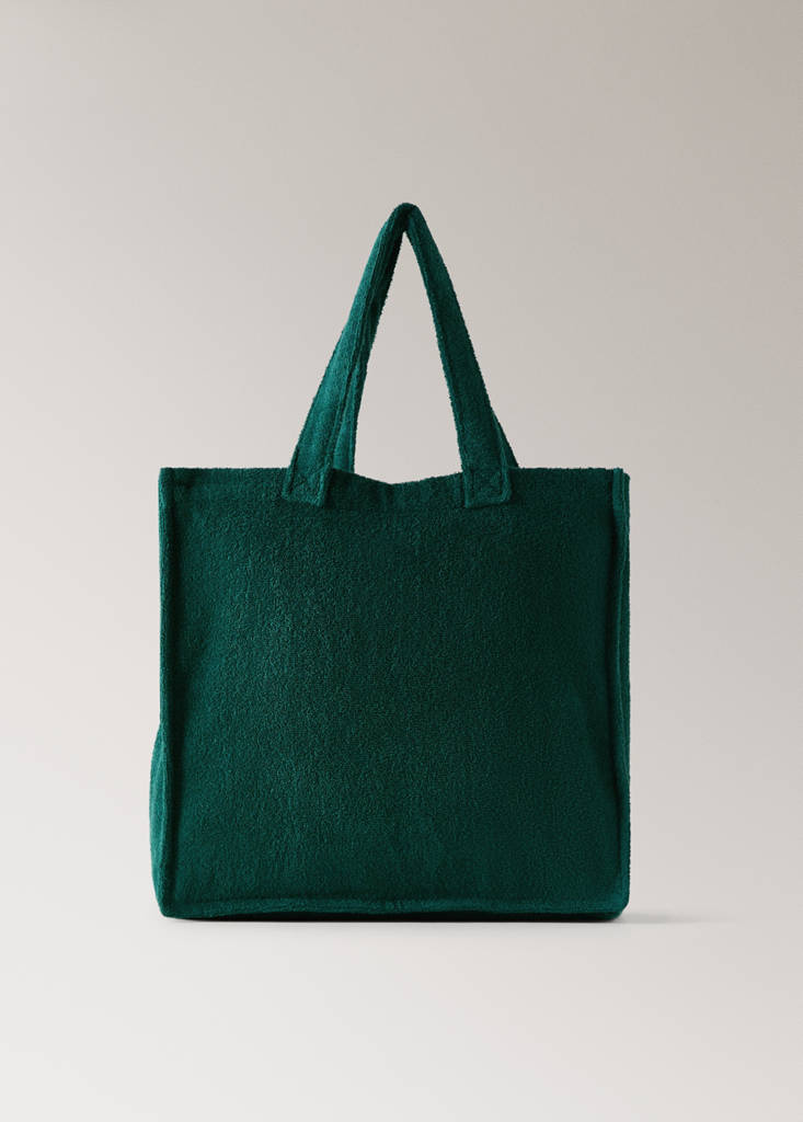 Terry cotton tote bag - thumbnail 2