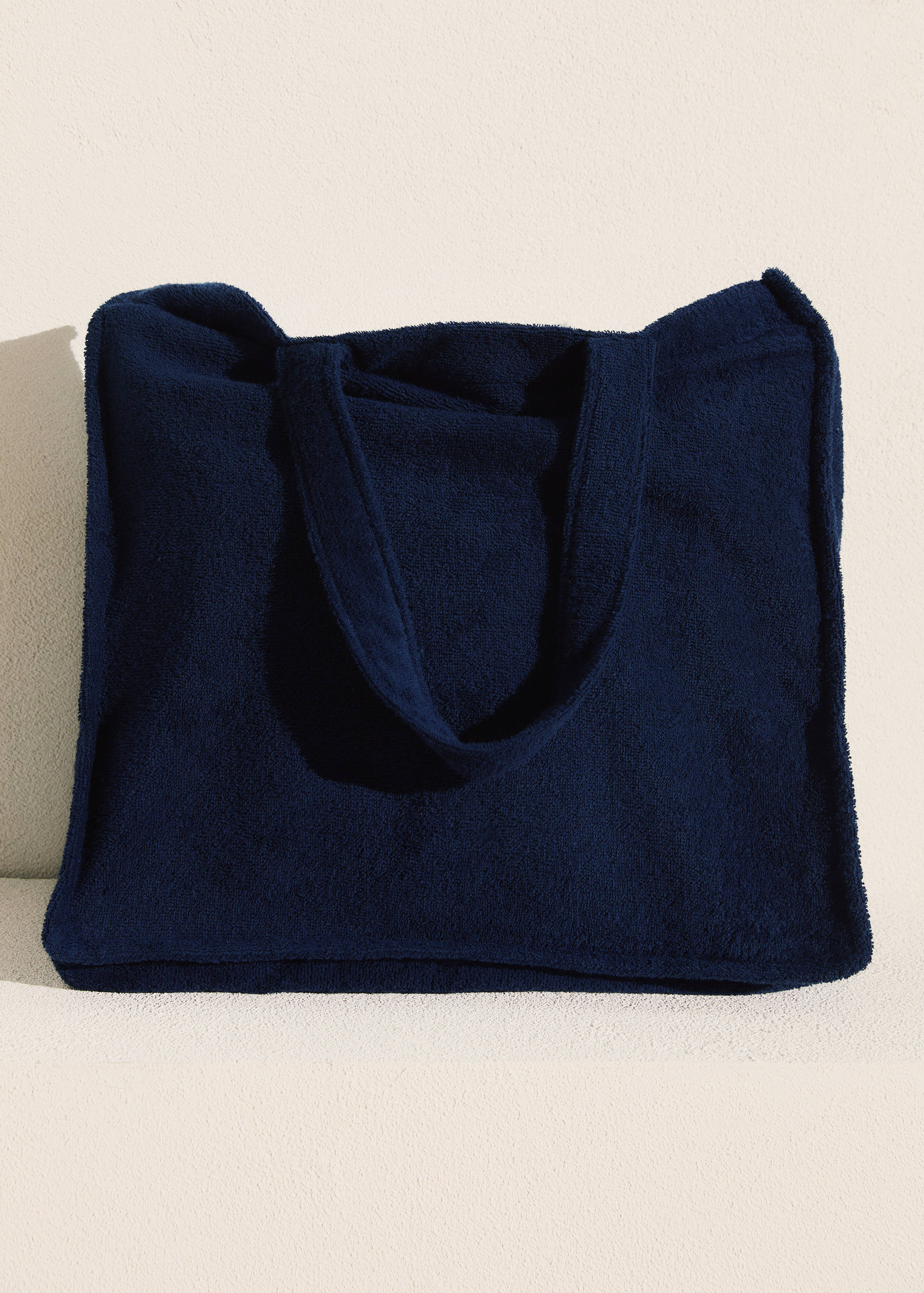 Terry cotton tote bag - General plane