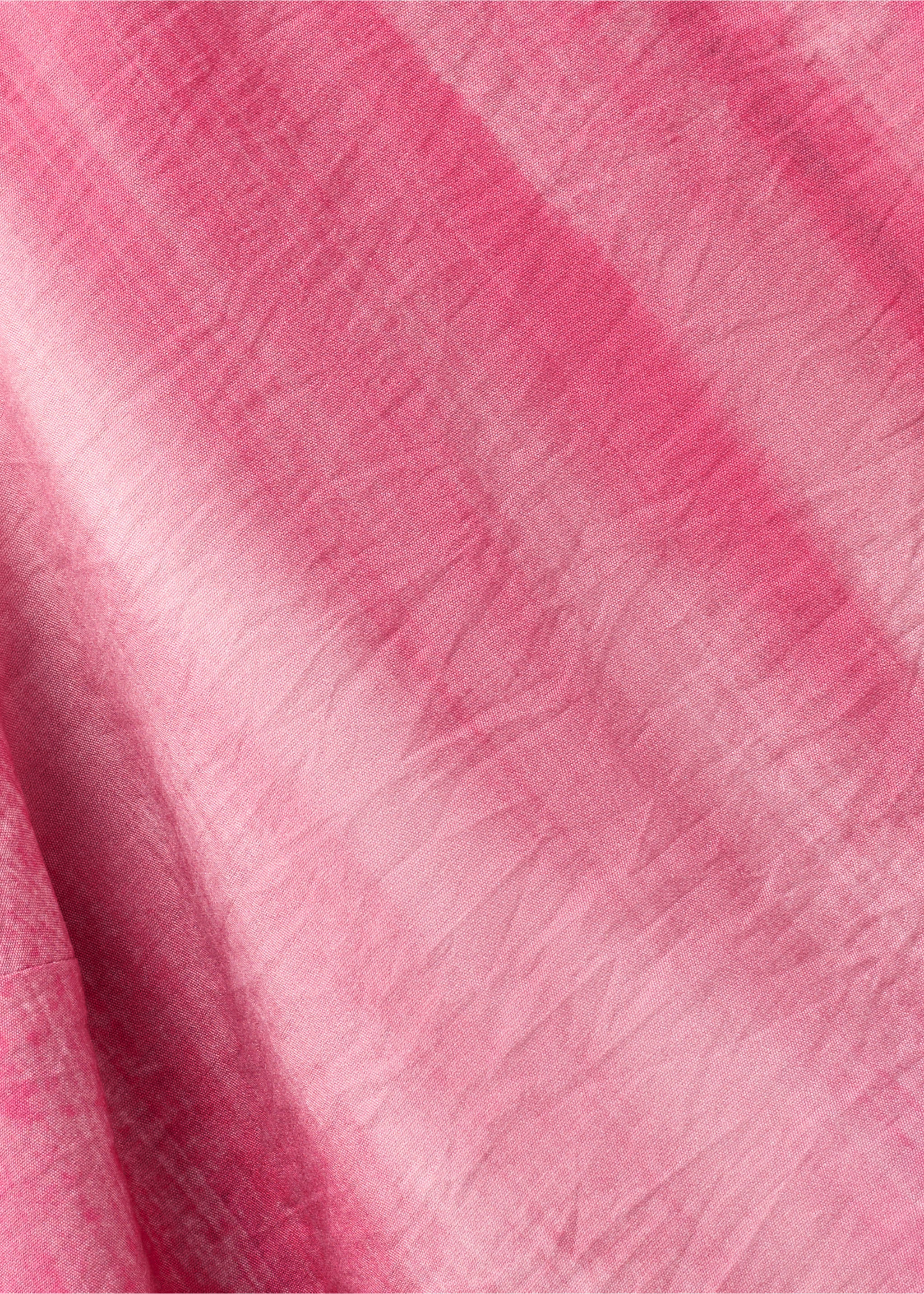 Vestido tie-dye asimétrico - Detalle del artículo 8, Fucsia. Ref: 27086358-00.