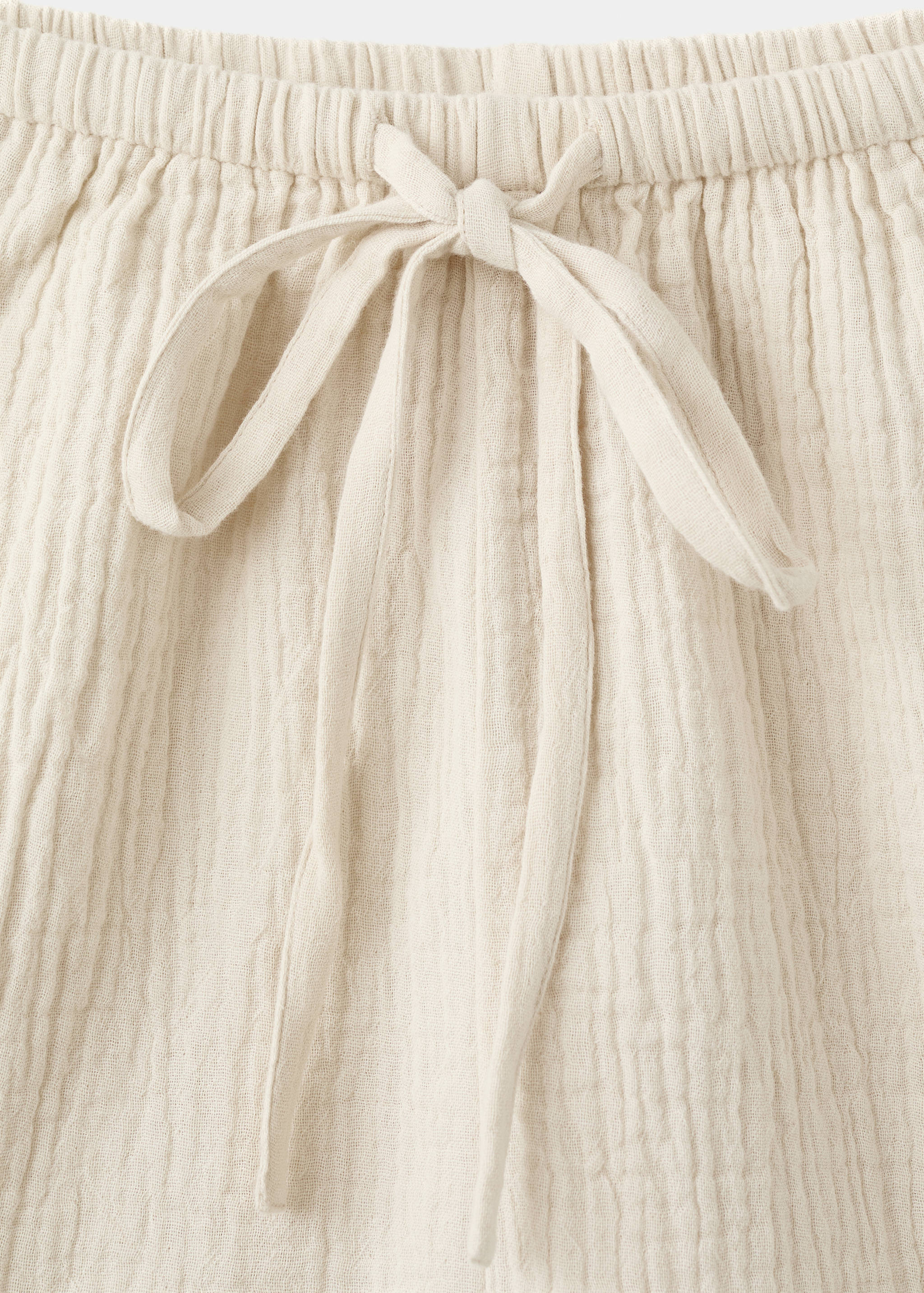 Shorts pijama liso algodón - Detalle del artículo 8