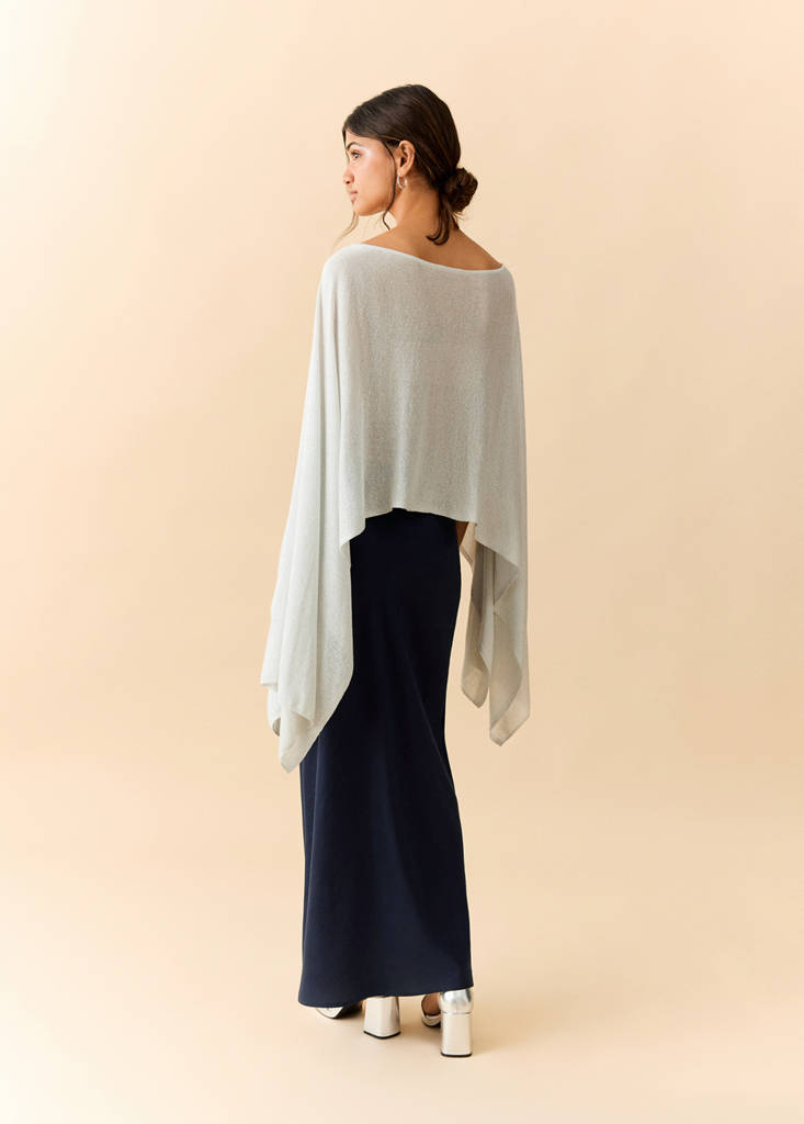 Langer gerader Rock — Dunkles Marineblau