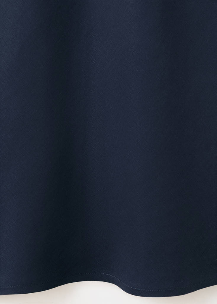 Langer gerader Rock — Dunkles Marineblau