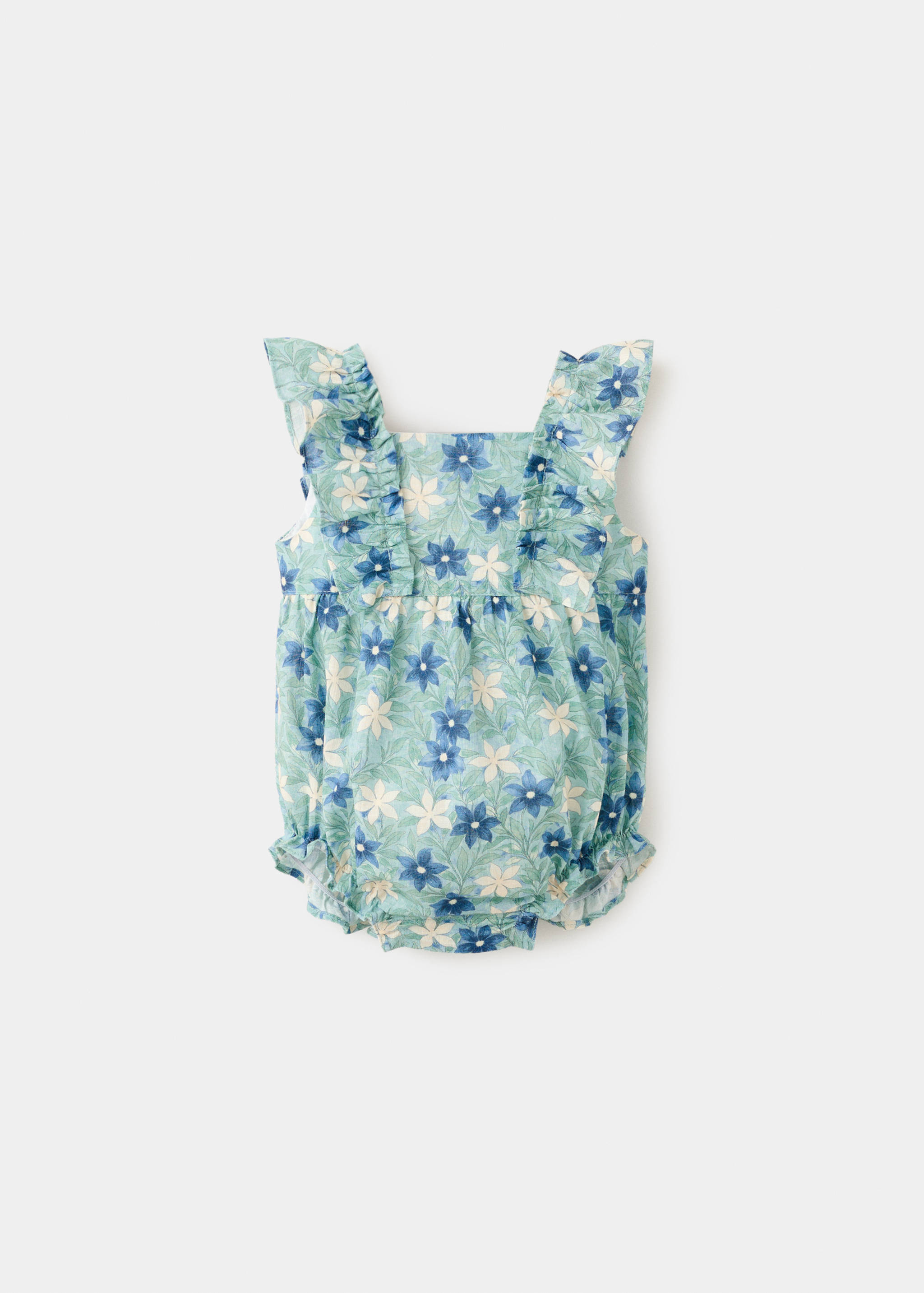 Floral-print romper suit - Article without model