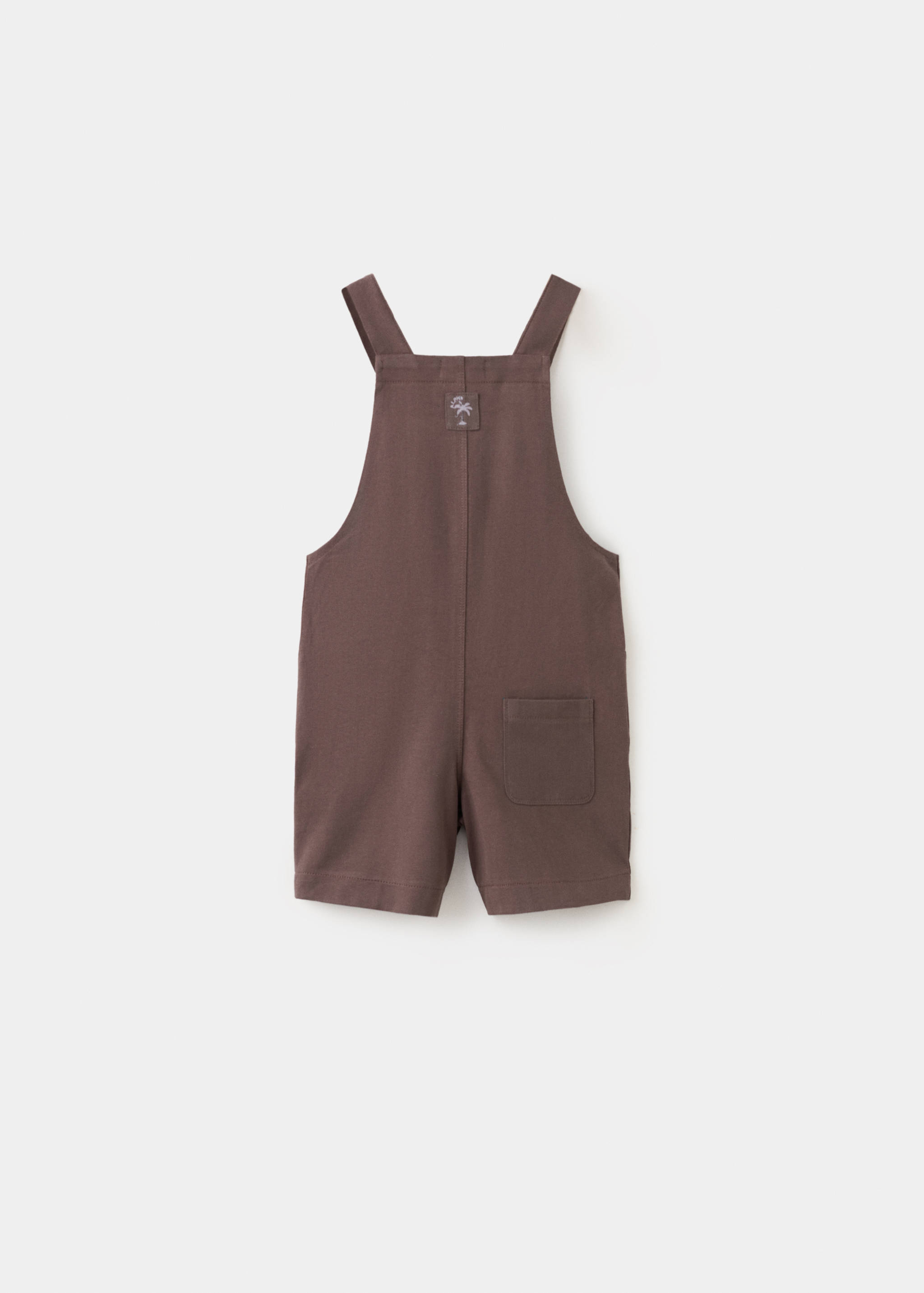 Cotton short jumpsuit - Reverse of the article