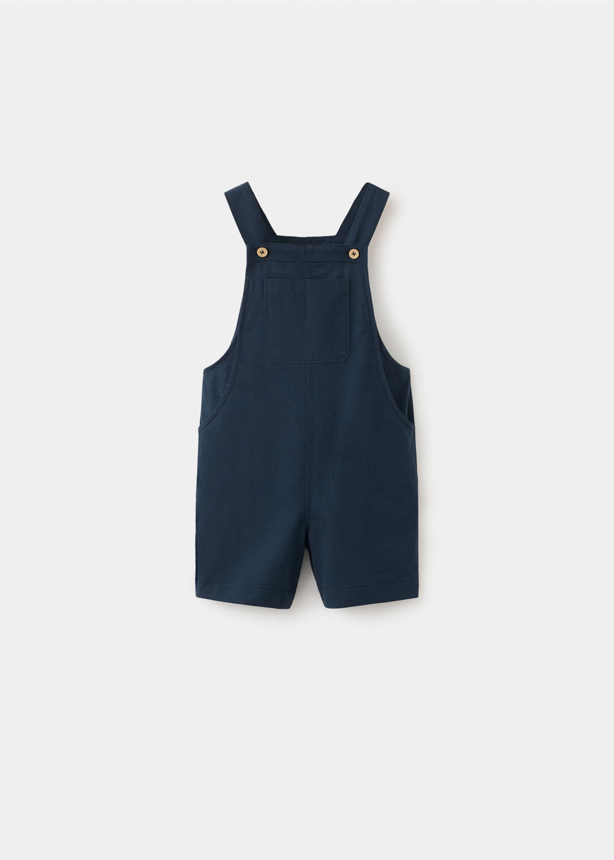Short cotton dungarees - Article without model, Navy. Ref: 27086737-00.