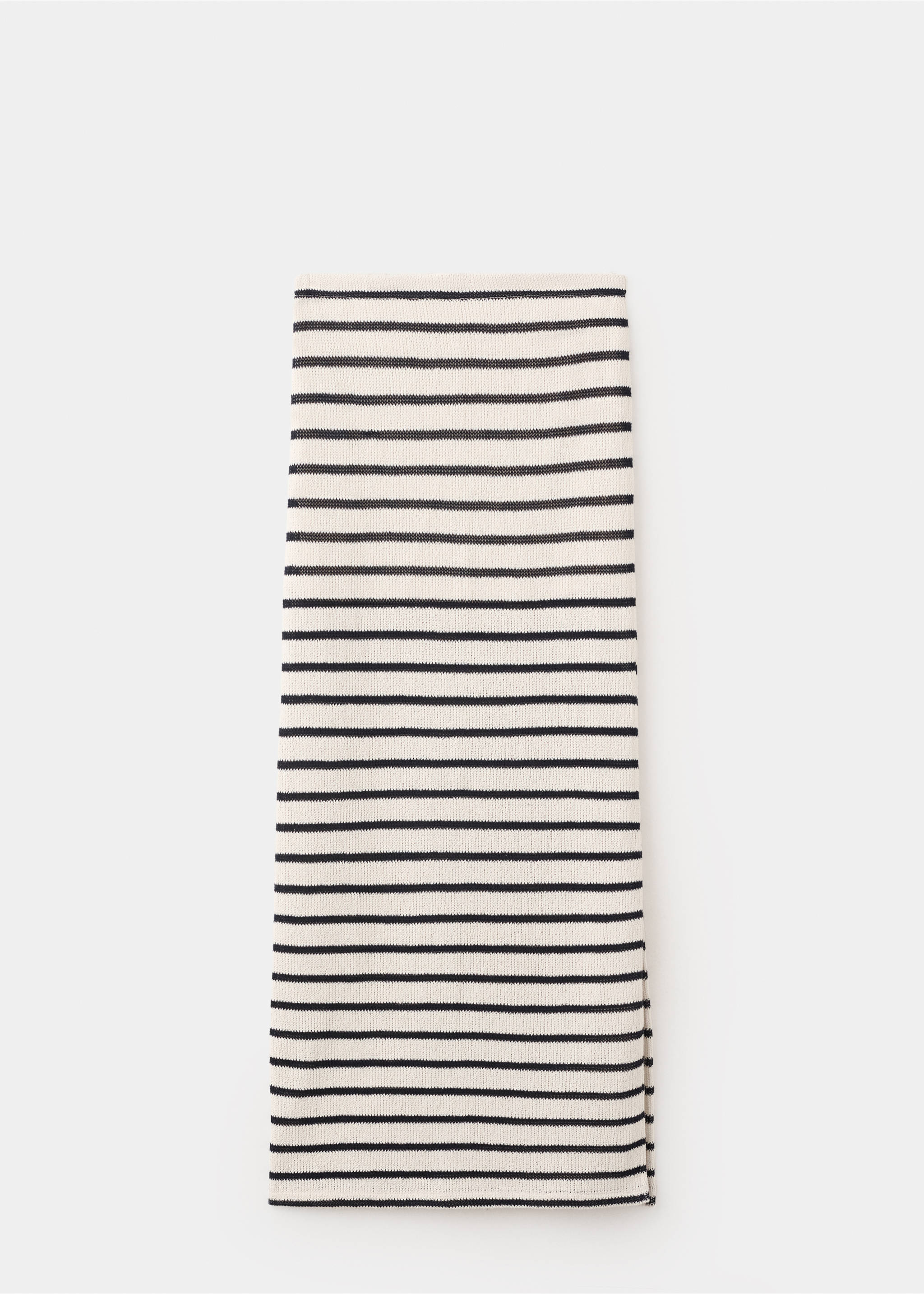 تنورة طويلة مخططة - منتج دون نموذج, أزرق غامق. Ref: 27086740-00.