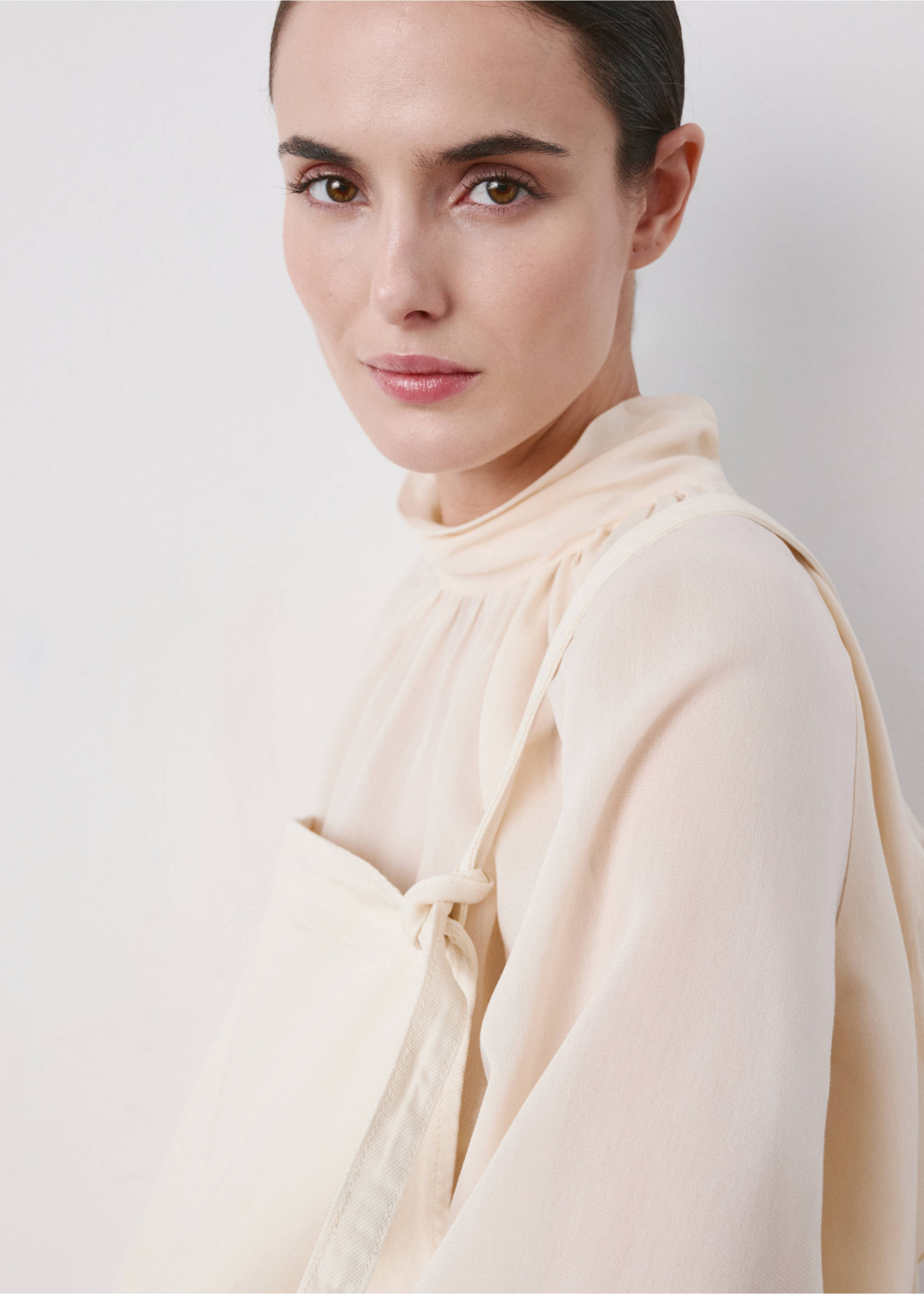 Maternity denim dungarees - Details of the article 1, Off White. Ref: 27086744-00.