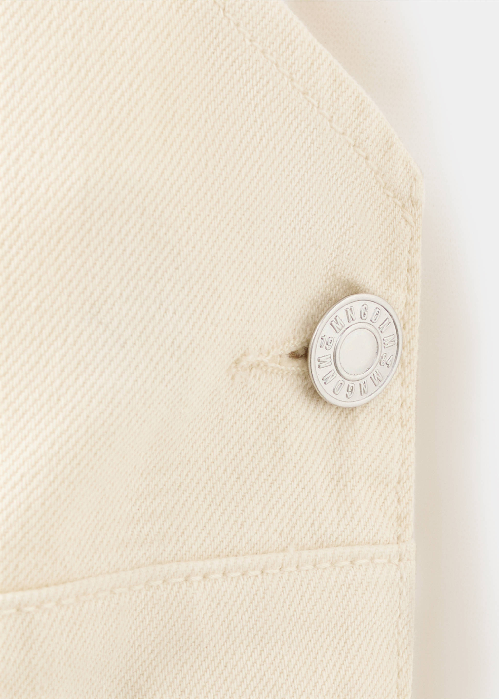 Maternity denim dungarees - Details of the article 0, Off White. Ref: 27086744-00.