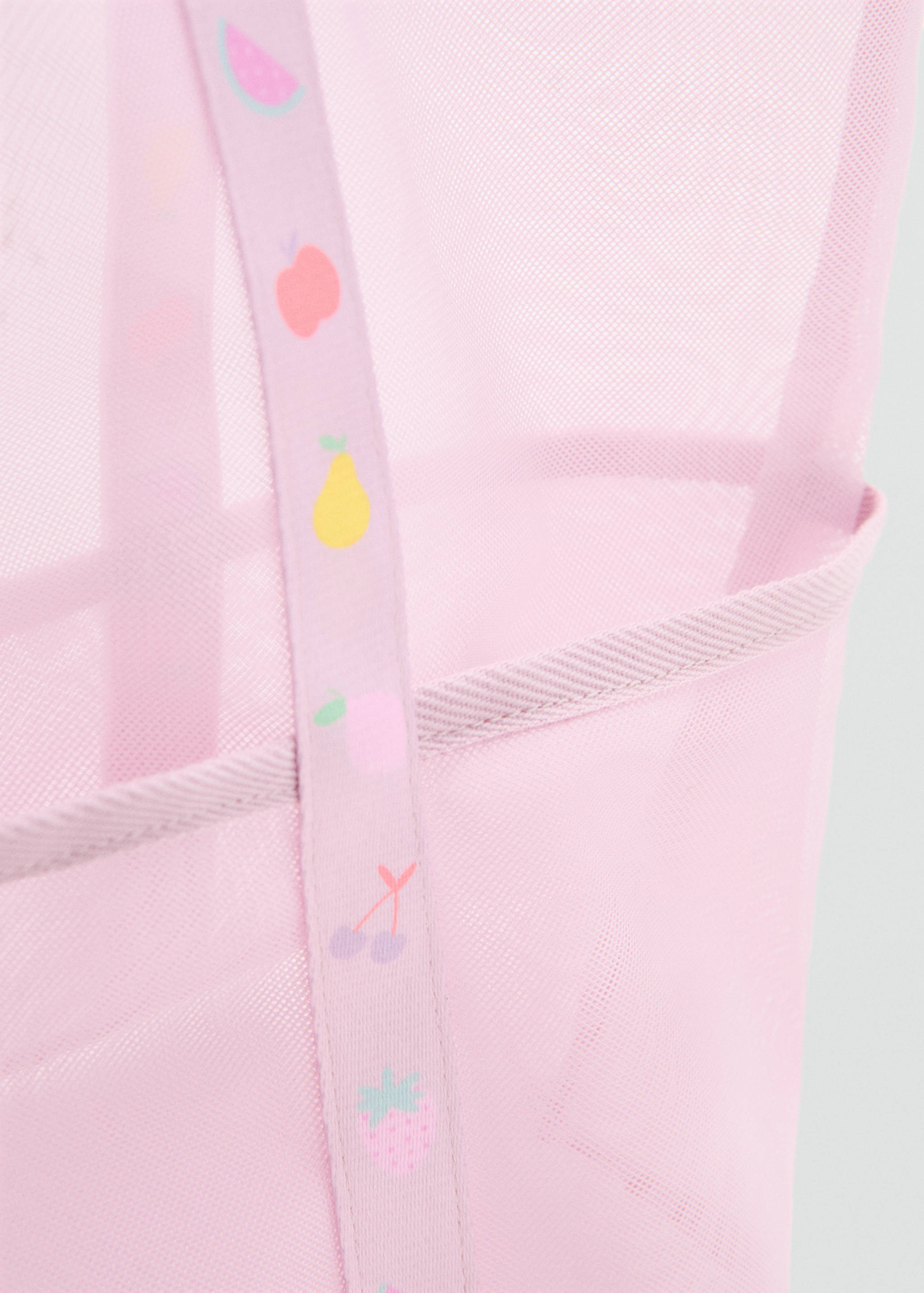 Mesh pattern shopper bag - Details of the article 2