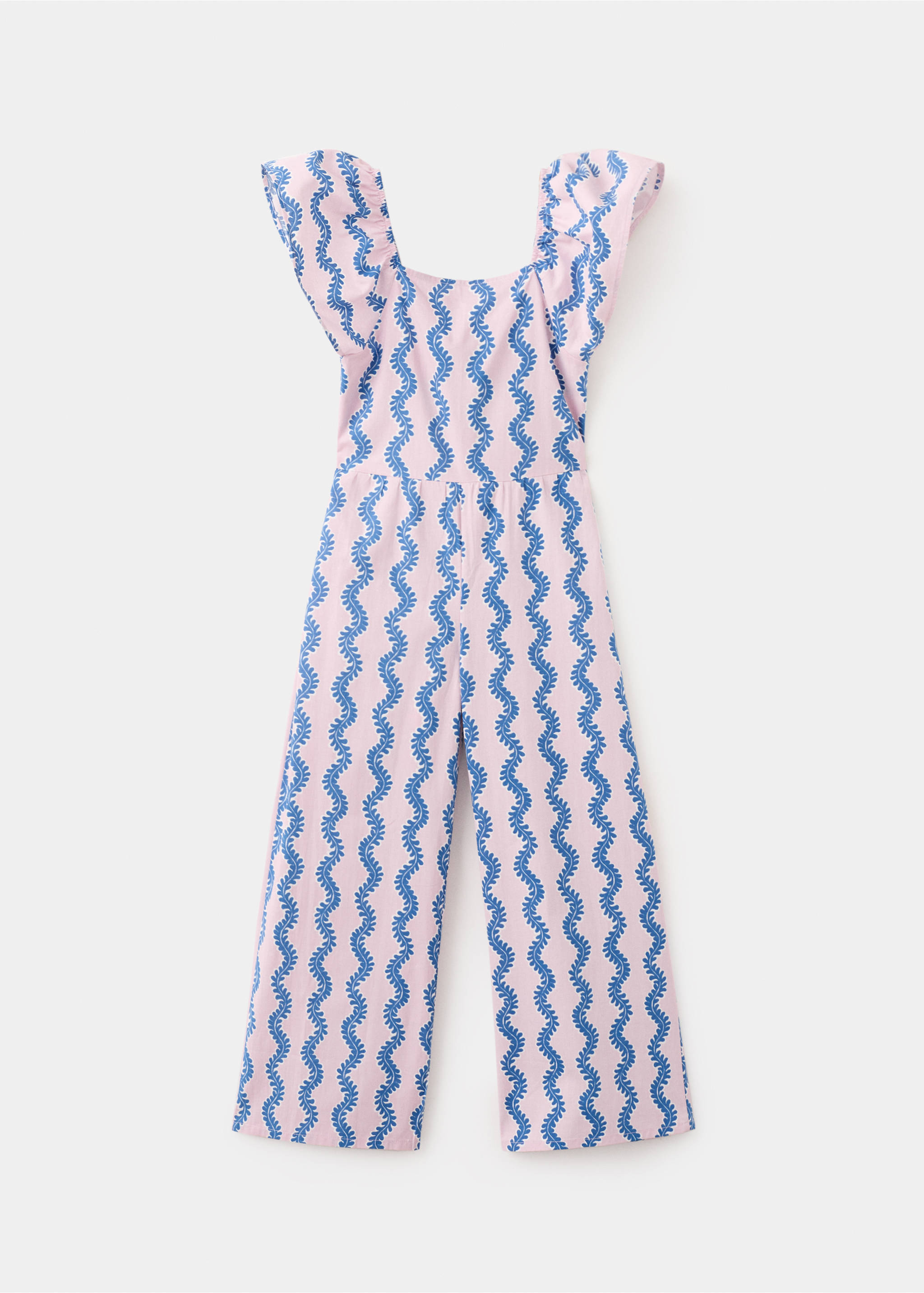 Long printed jumpsuit - Article without model, Pink. Ref: 27086748-00.