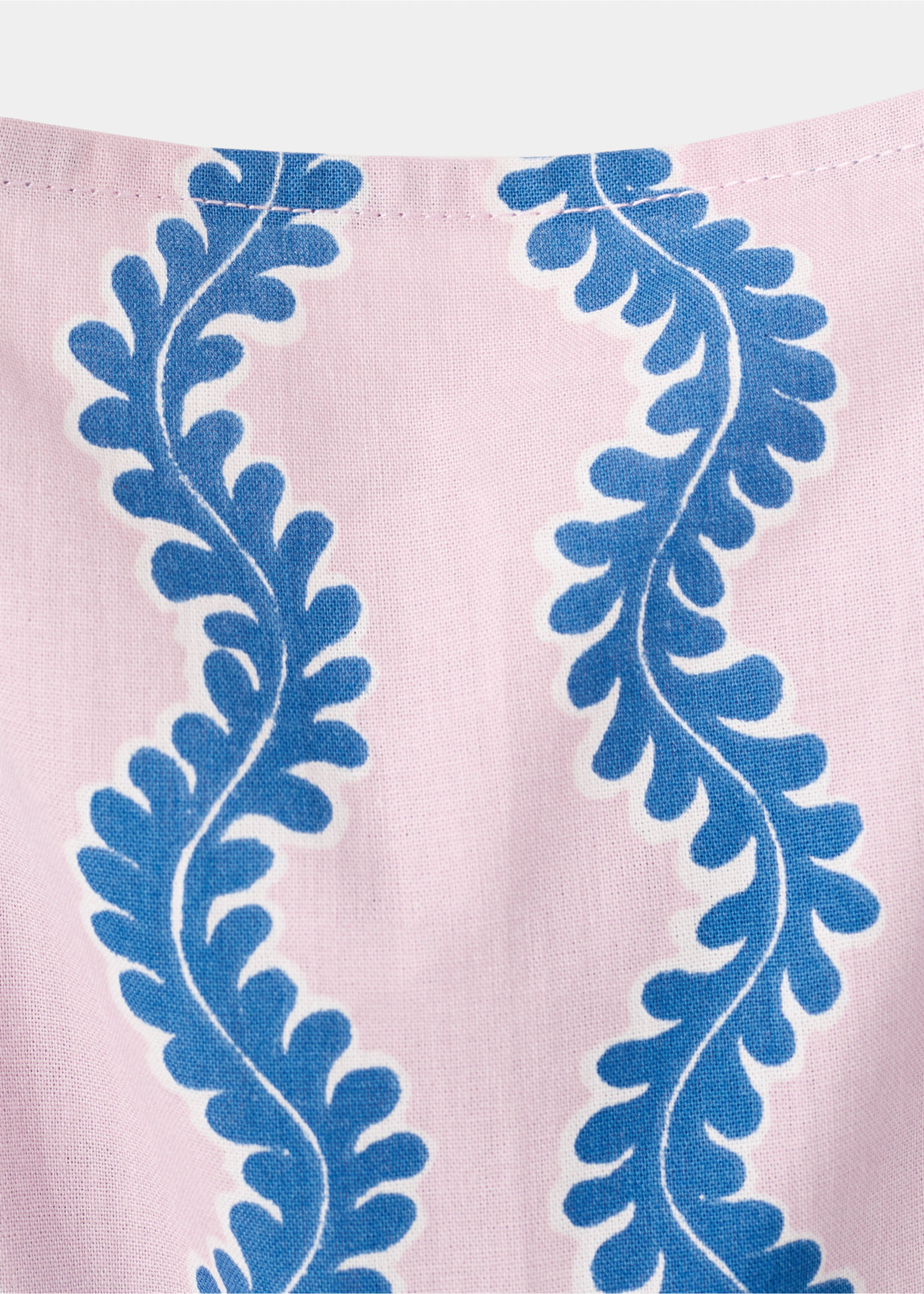 Long printed jumpsuit - Details of the article 8, Pink. Ref: 27086748-00.