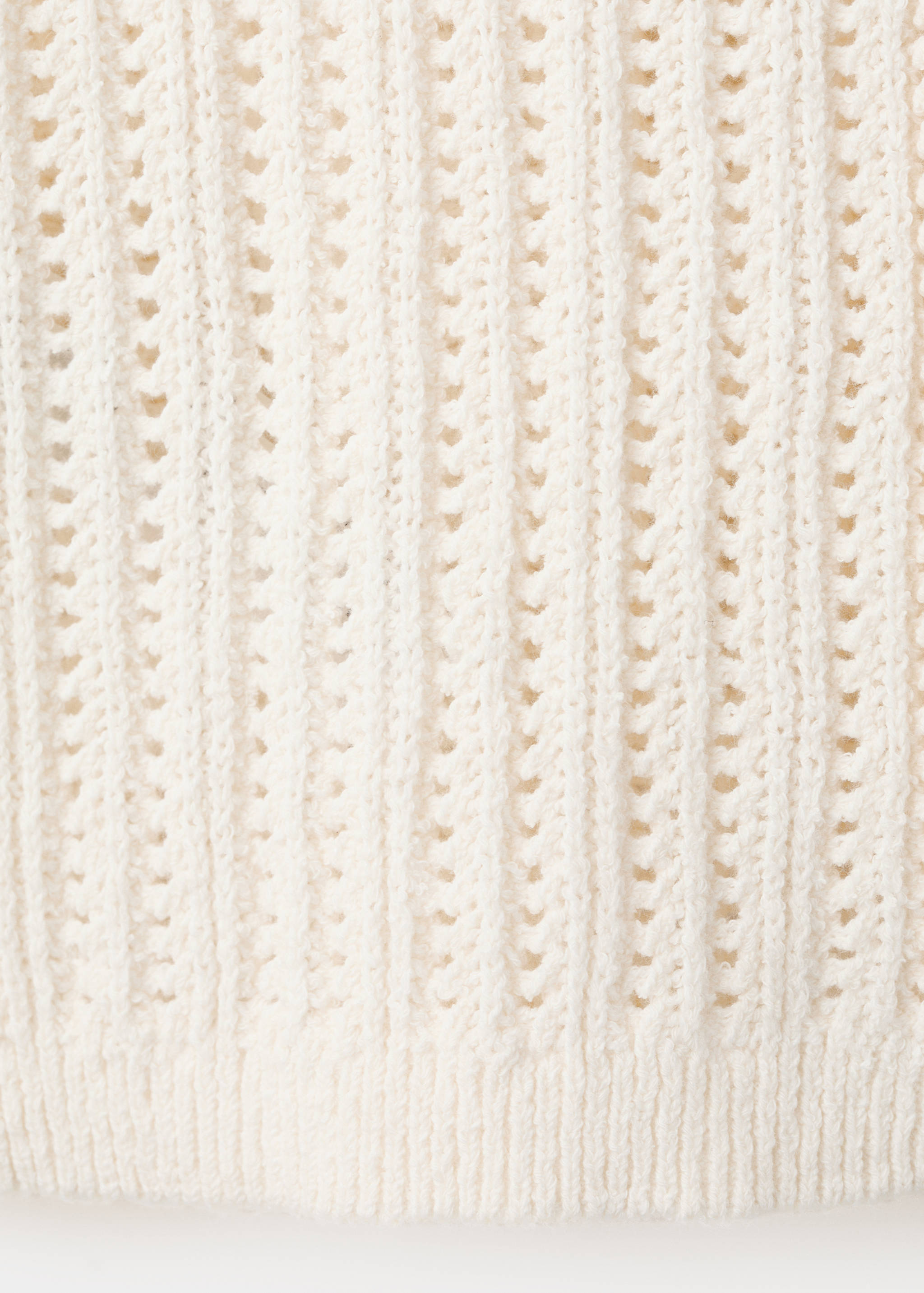 Openwork knit cardigan - Details of the article 0