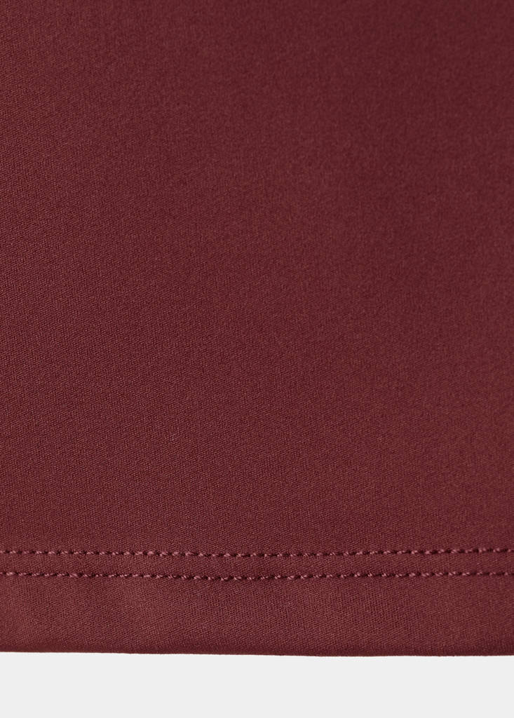Fitted crop top — Russet