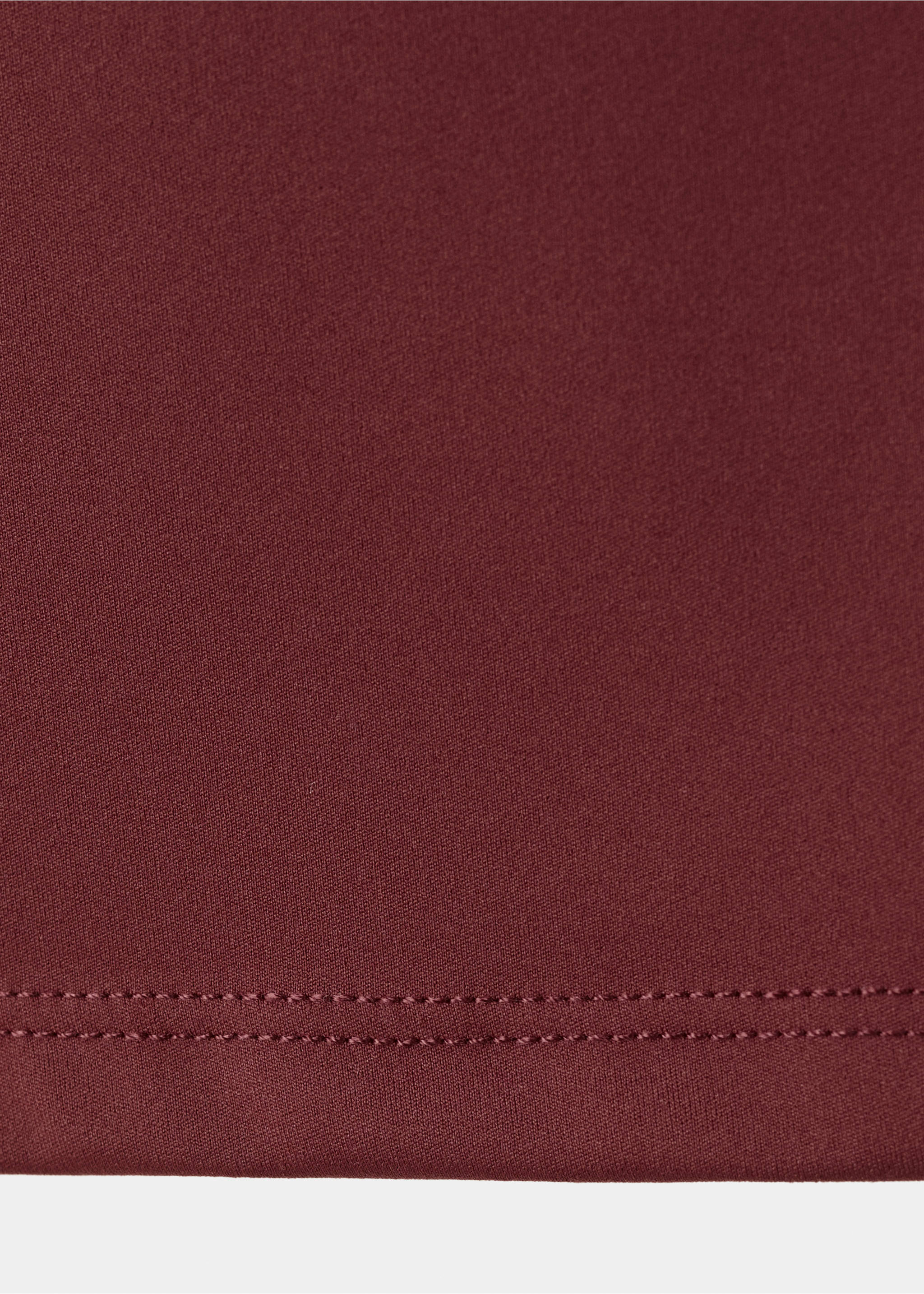 Tailliertes Crop-Top - Detail des Artikels 0, Rotbraun. Ref: 27087140-00.