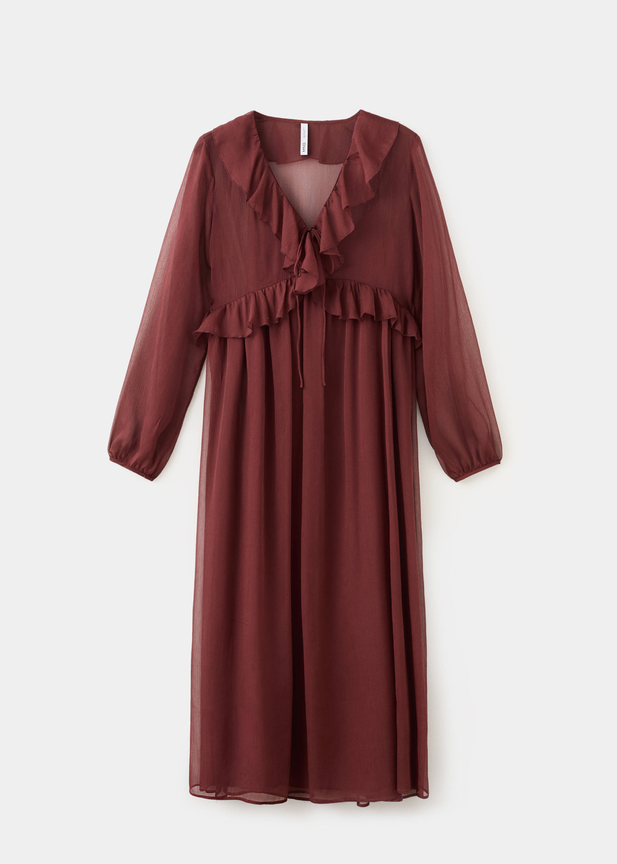 Ruffles flowy dress - Article without model