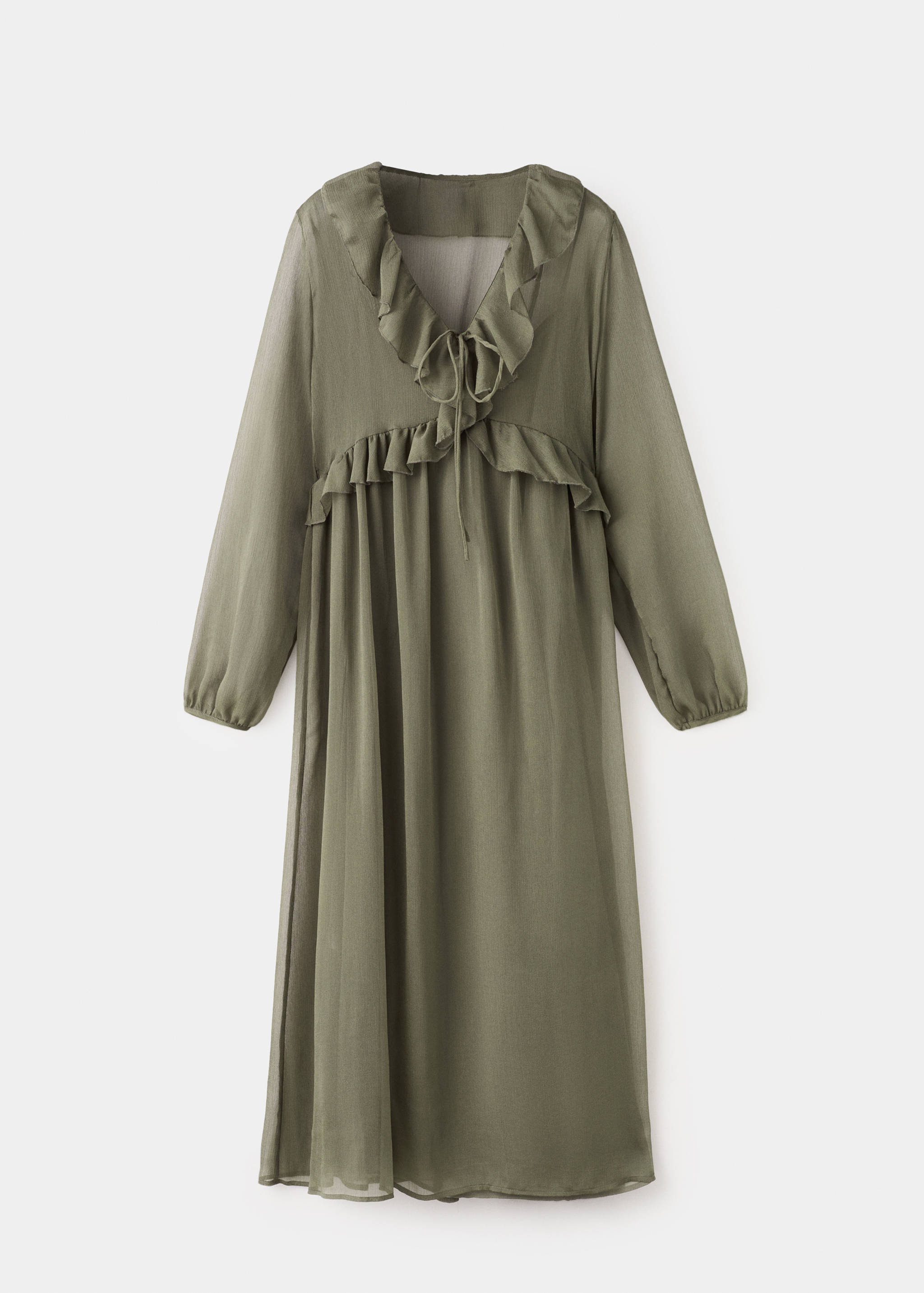 Puffed sleeves dress - Article without model