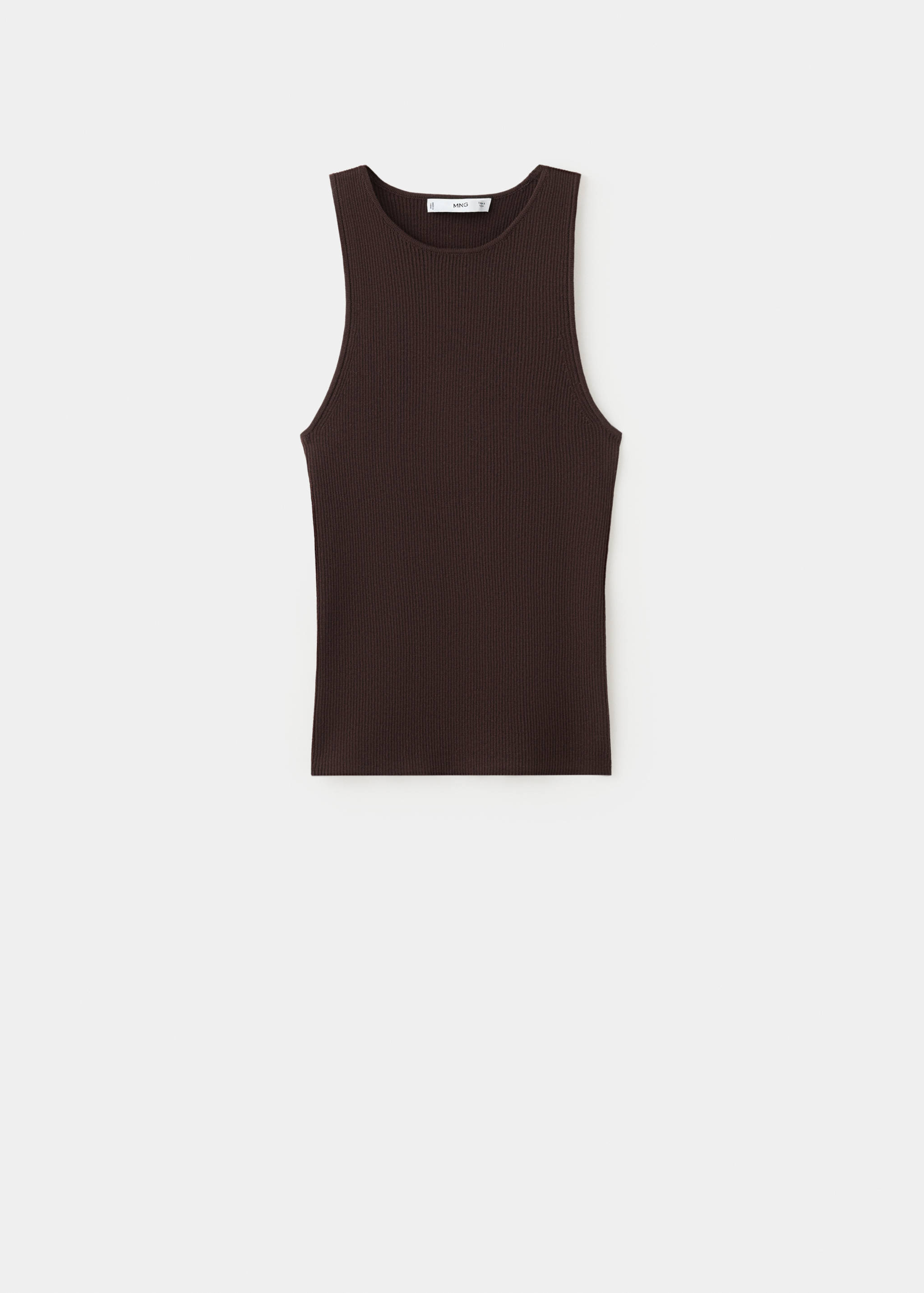 Fitted fine-knit top - Article without model