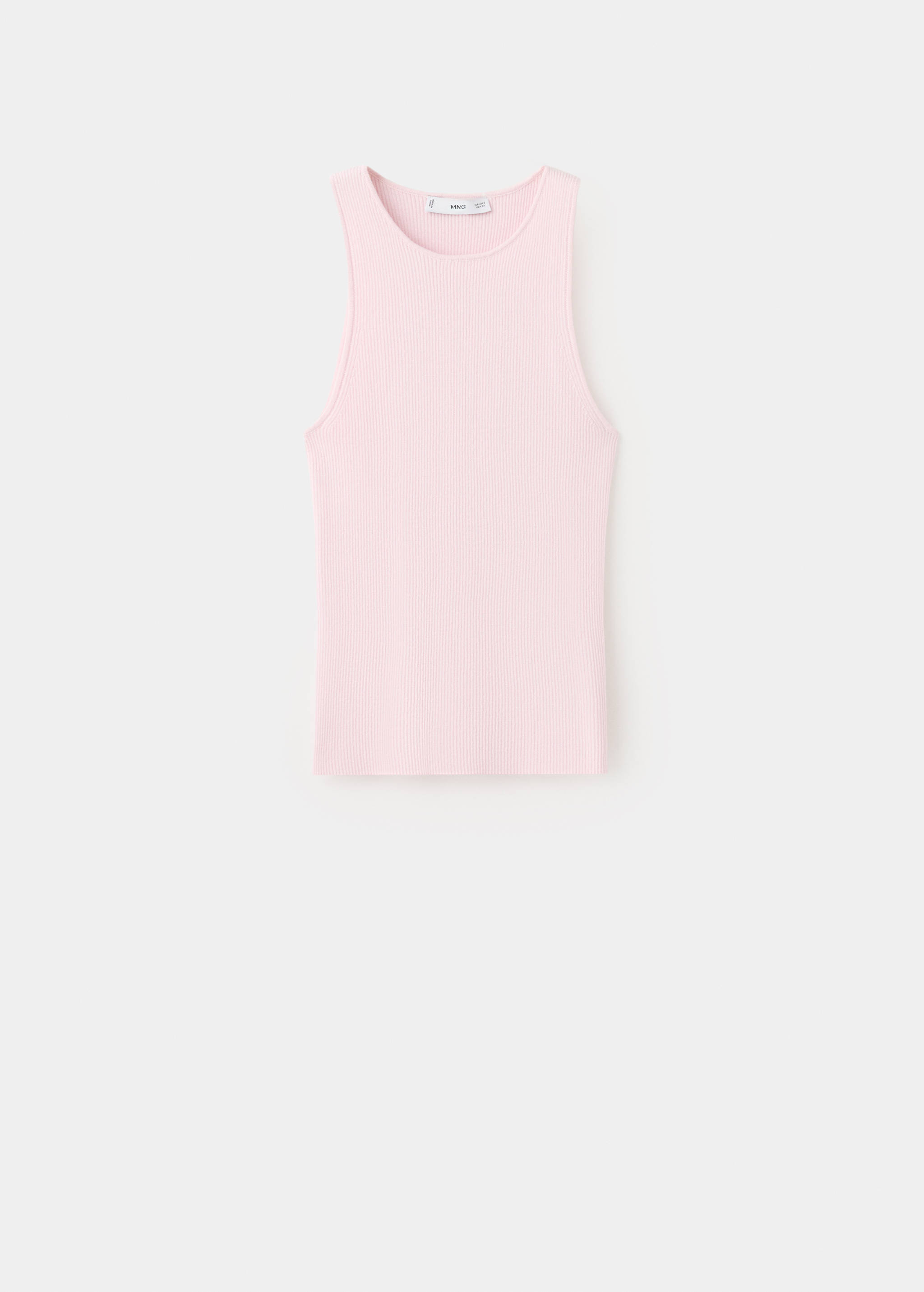 Fitted fine-knit top - Article without model