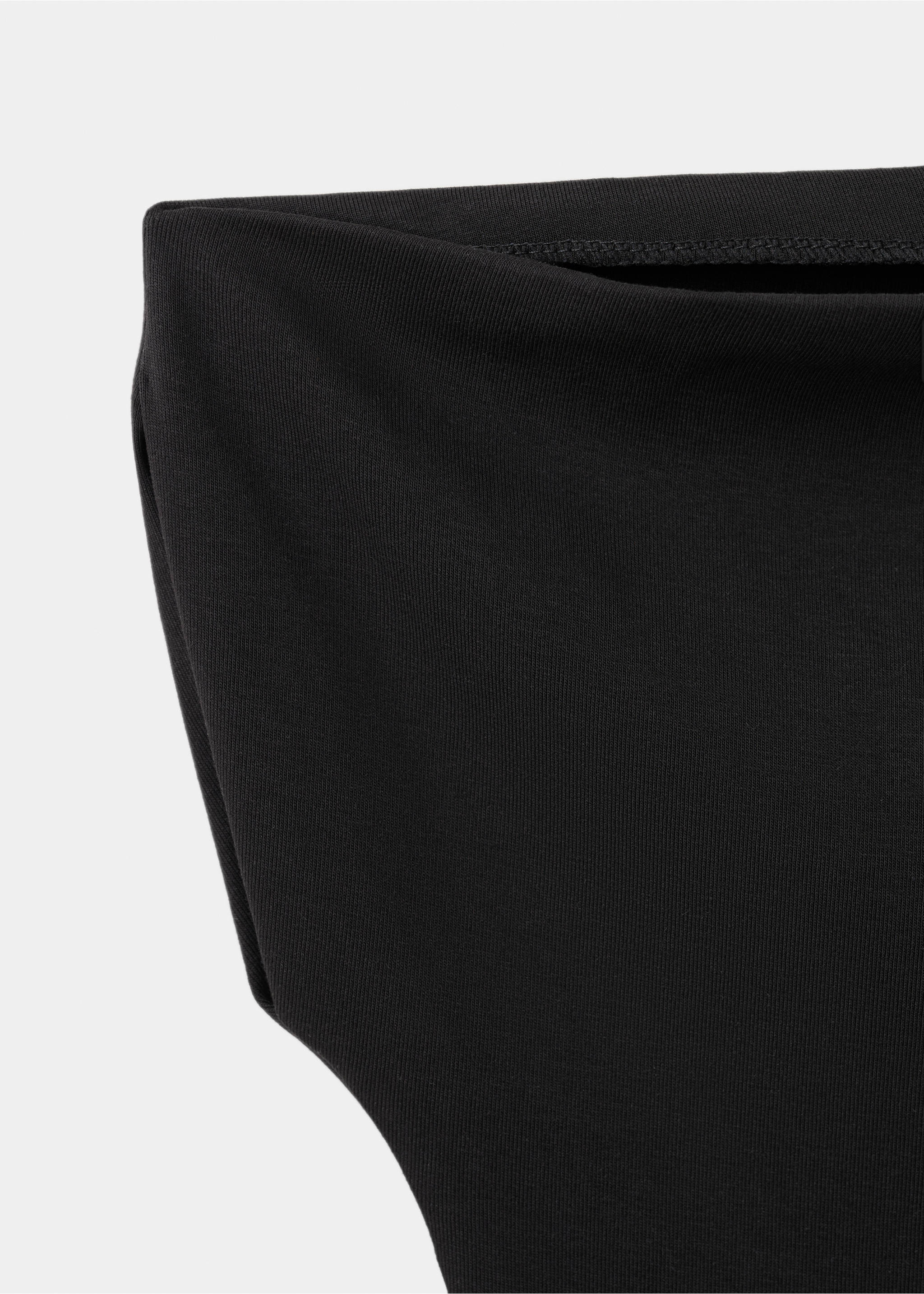 Asymmetrical flared dress - Details of the article 8, Ecru. Ref: 27087154-00.