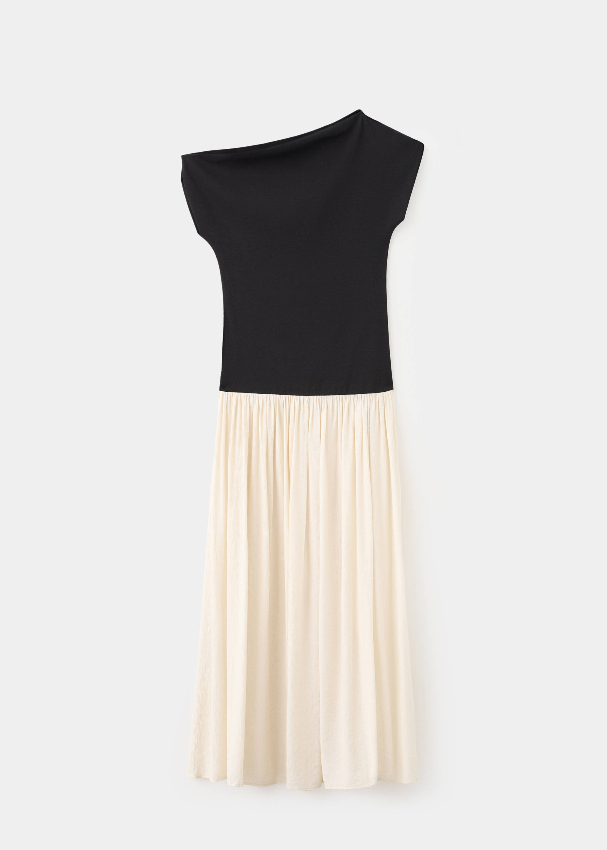 Asymmetrical combined dress - Article without model
