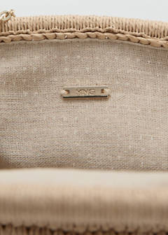 Natural fiber clutch bag — Beige 3