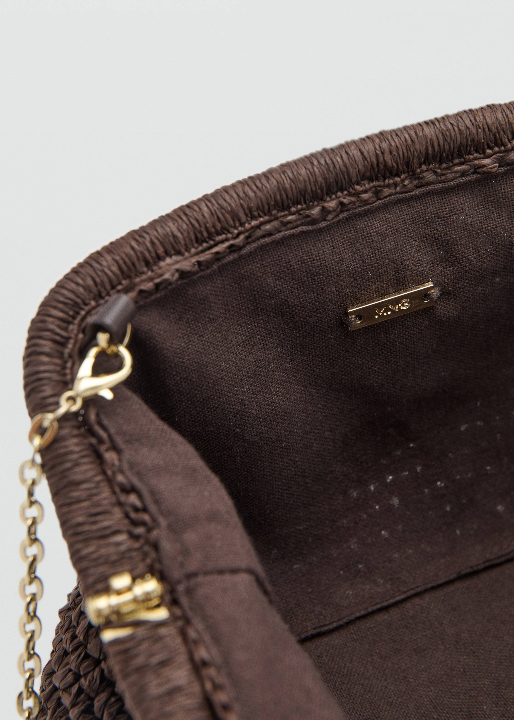 Natural fiber clutch bag - Details of the article 2
