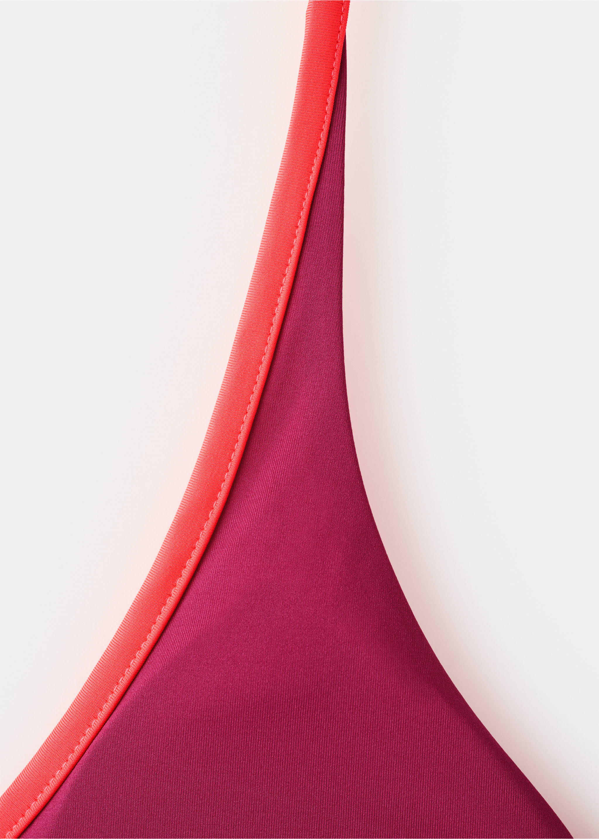 Bicolour Brazilian bikini bottoms - Details of the article 8, Fuchsia. Ref: 27087780-00.