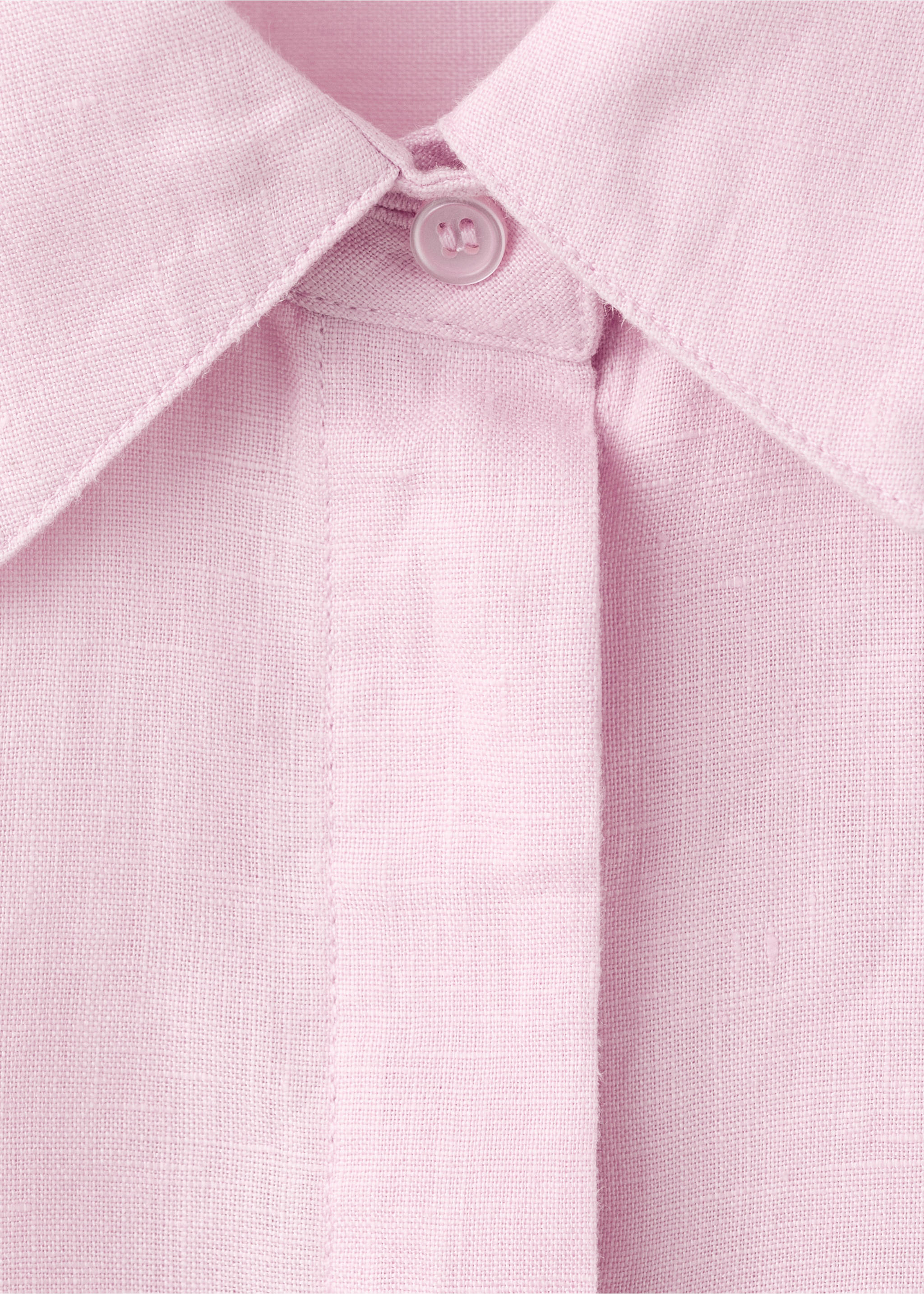 Chemise droite lin - Détail de l'article 0, Rose. Ref: 27087781-00.