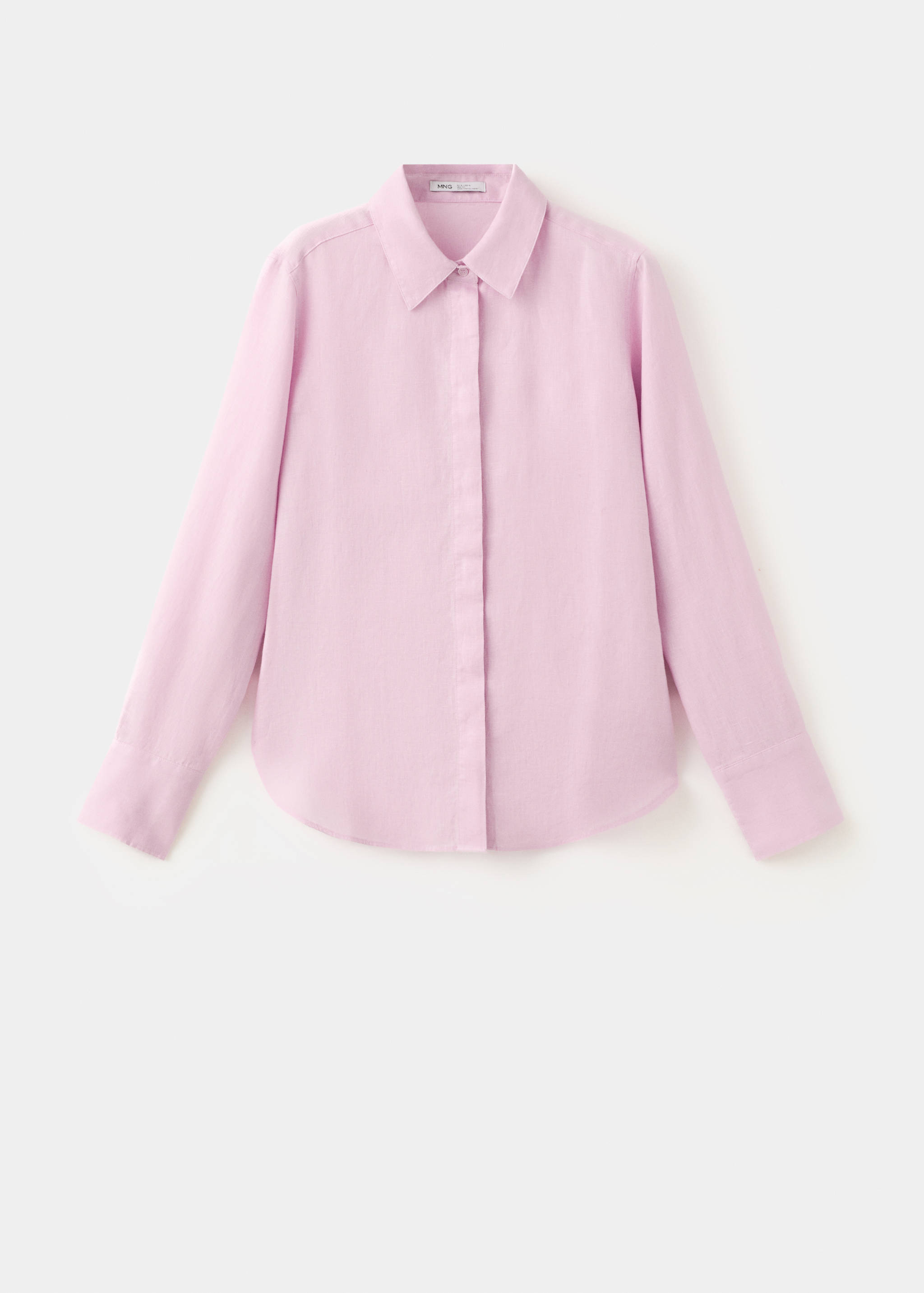 Camisa recta lino - Artículo sin modelo