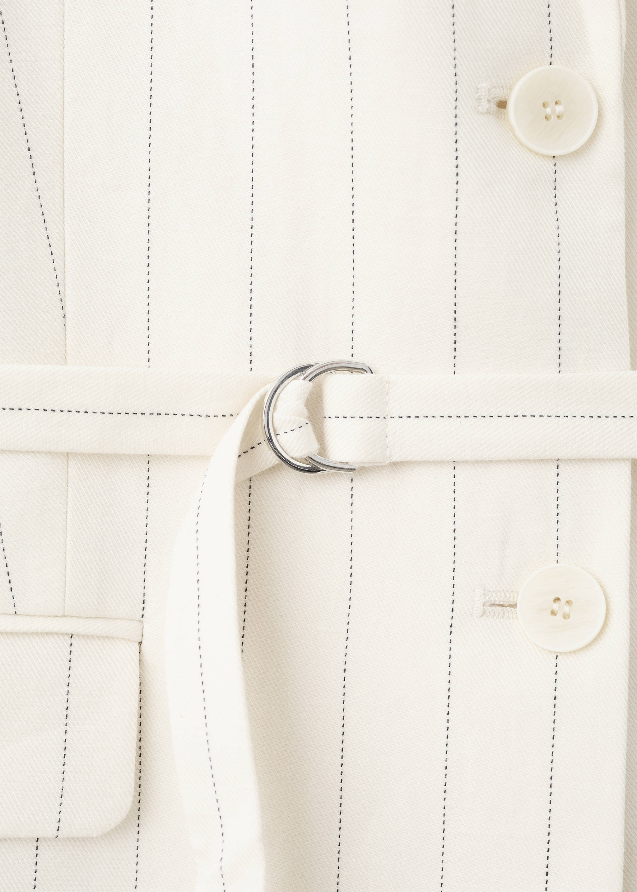 Blazer costume lin ceinture - Détail de l'article 8