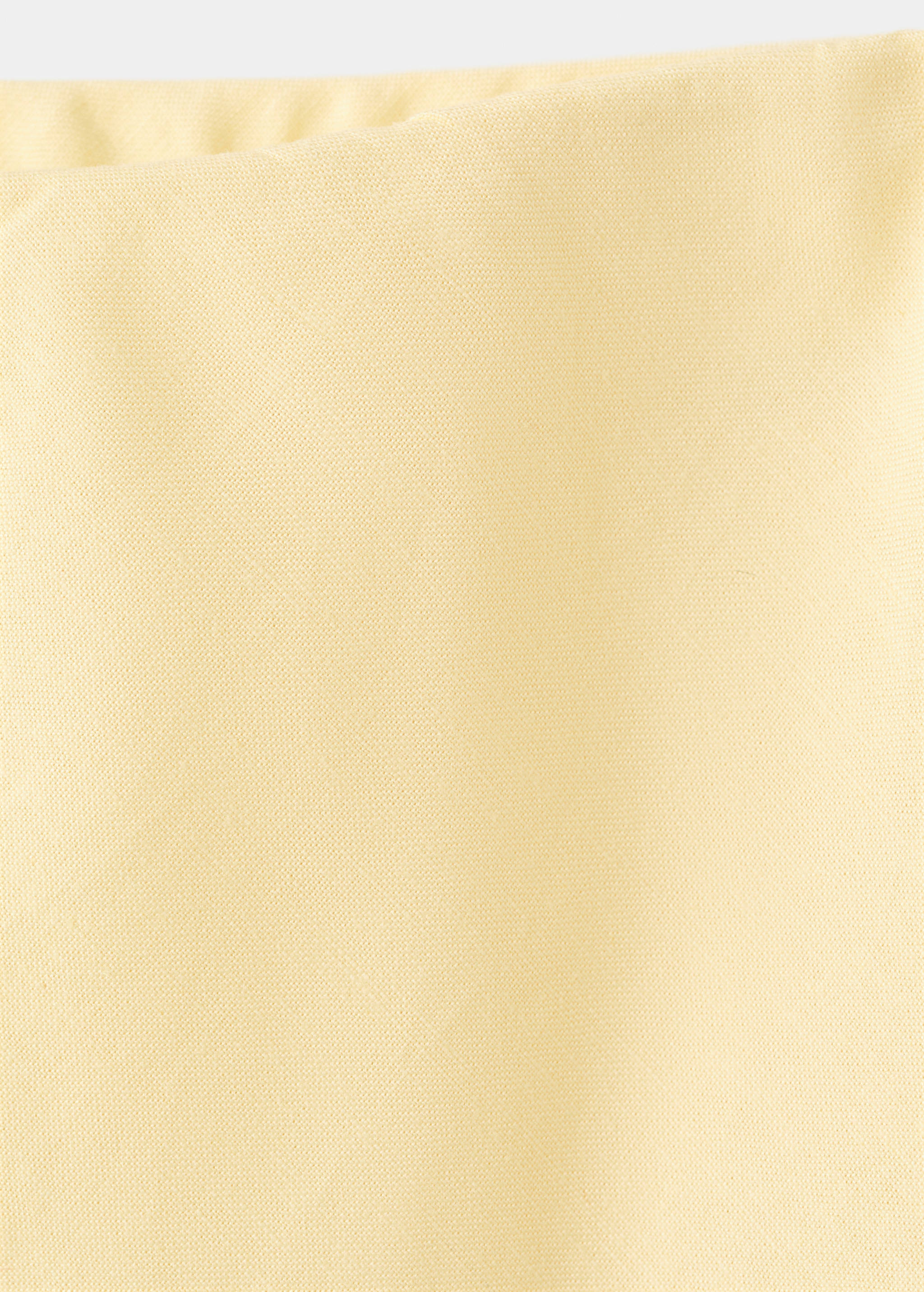 Linen-blend straight skirt - Details of the article 8