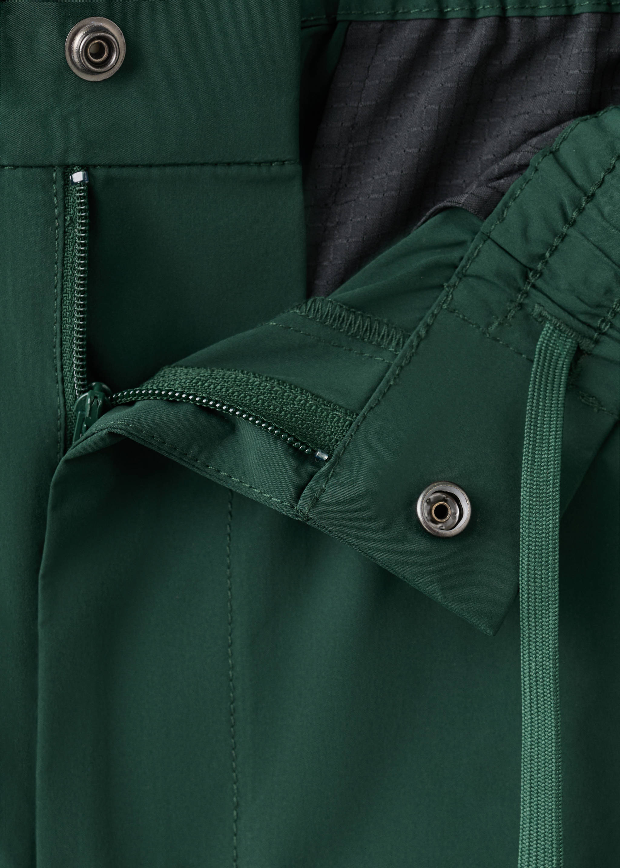 Regular fit embroidered bermuda shorts - Details of the article 8