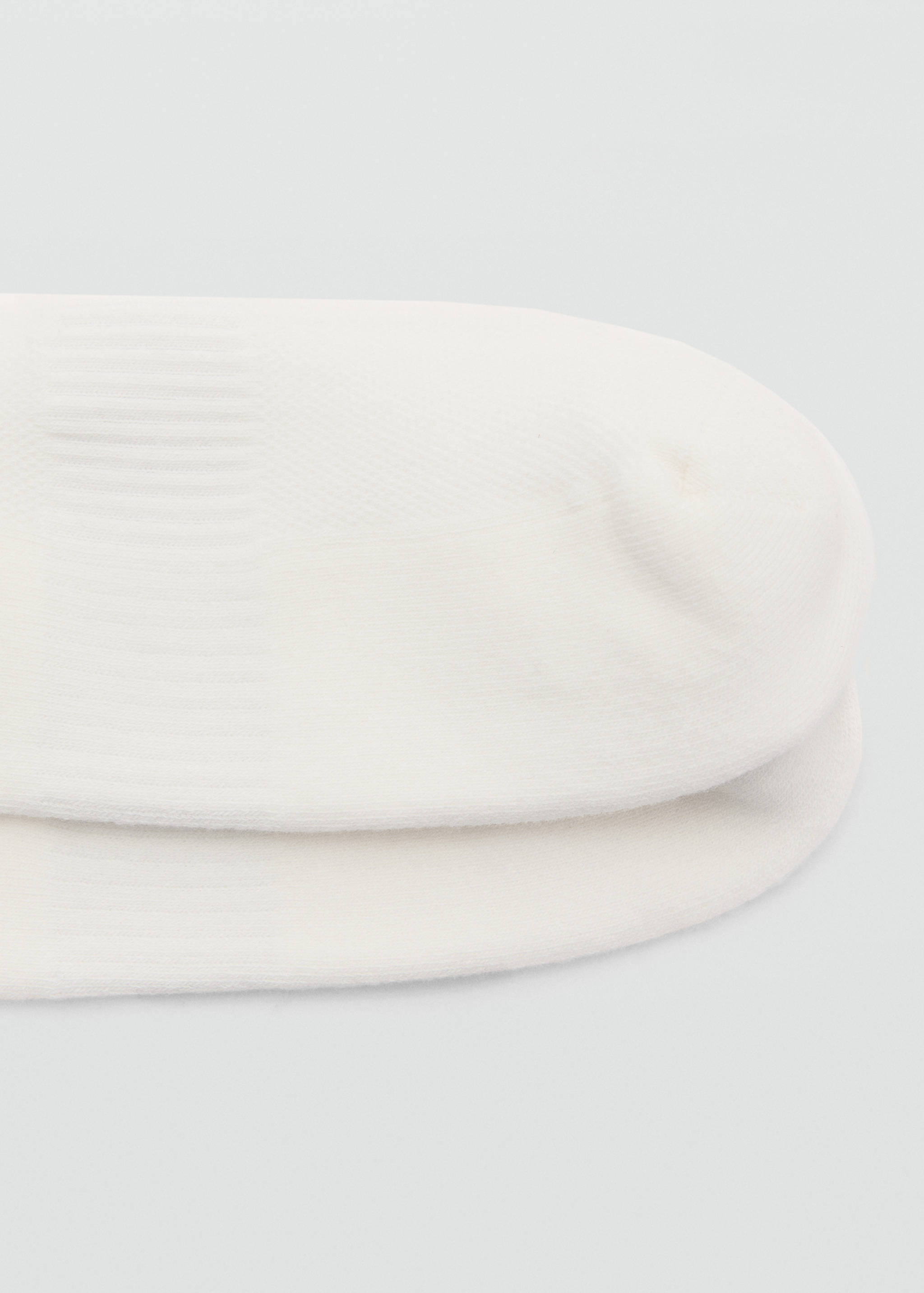 جوارب مخططة بنص مطرز - تفاصيل المنتج 1