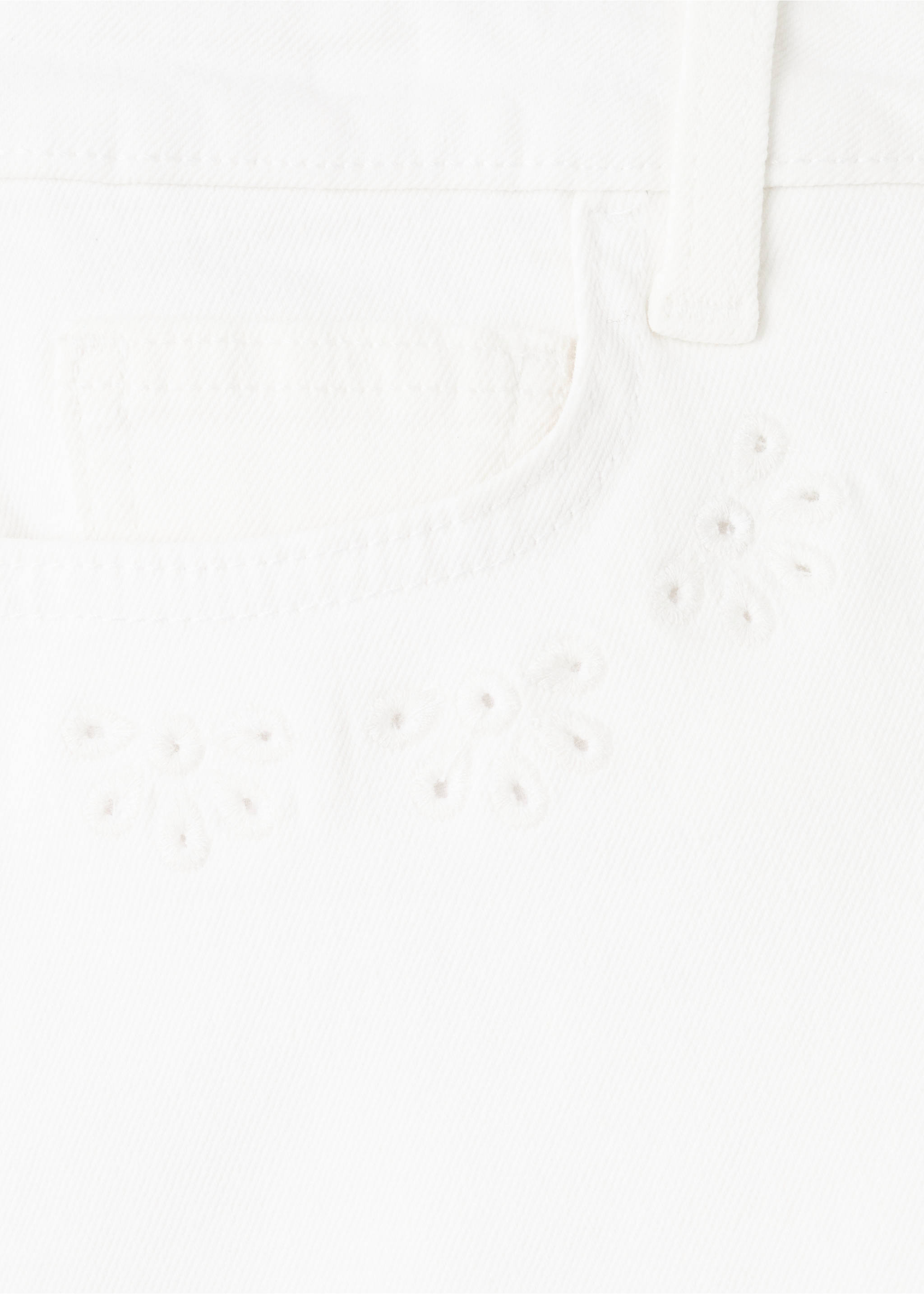 Broderade shorts - Detaljer om artikeln 8, Vit. Ref: 27087794-00.