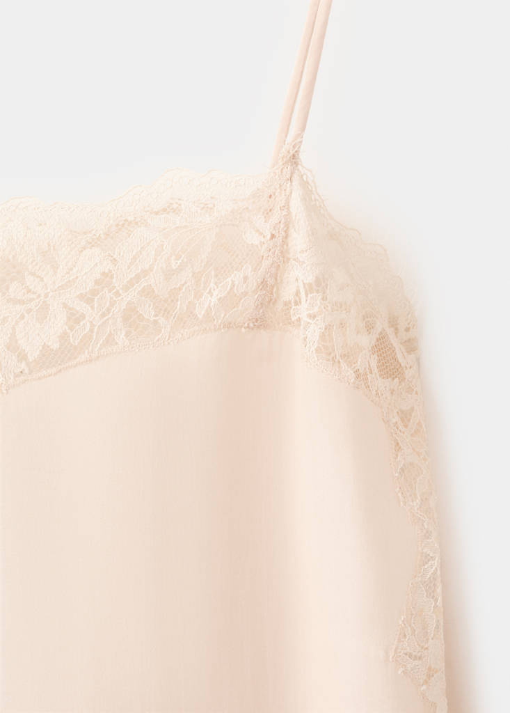 Lace top — Ecru
