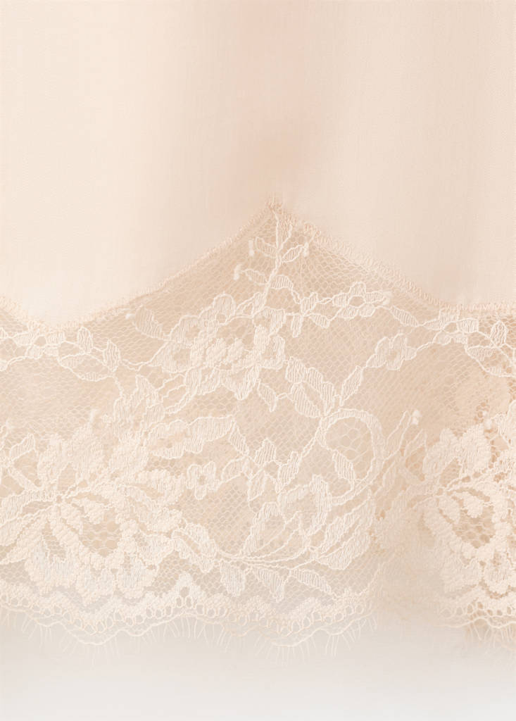 Lace top — Ecru