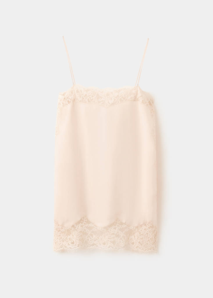 Lace top — Ecru