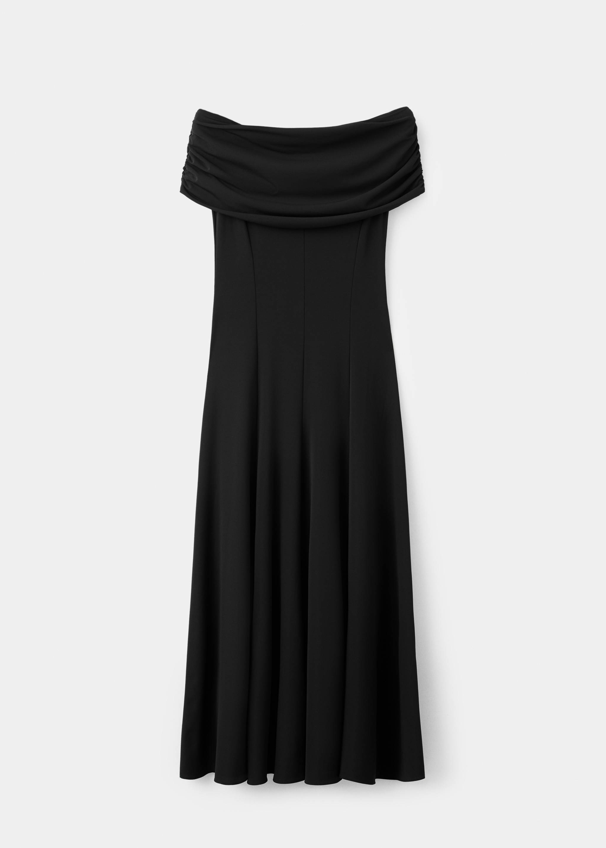 Strapless flared dress - Article without model