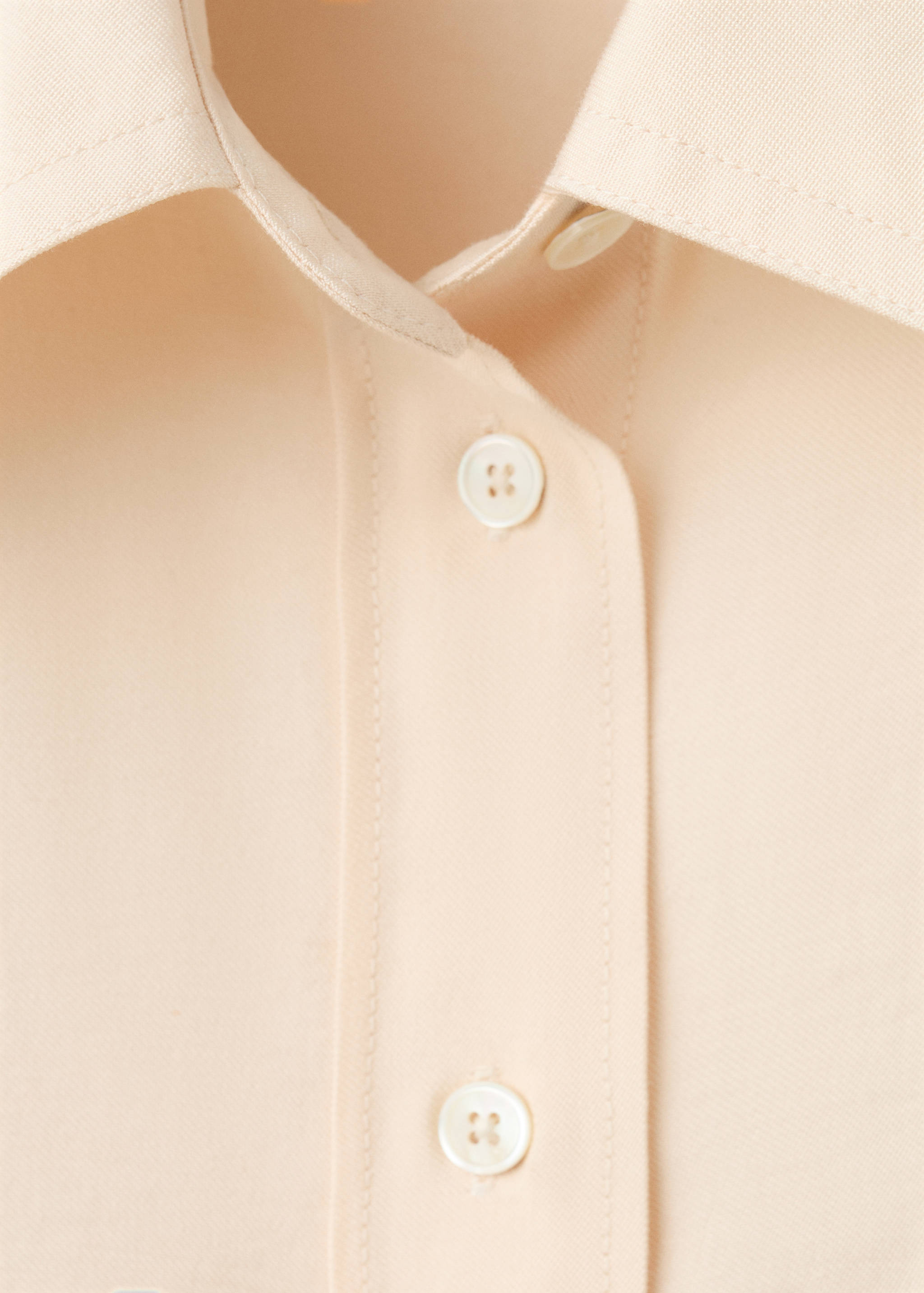 Lyocell overshirt with pocket - Details of the article 8