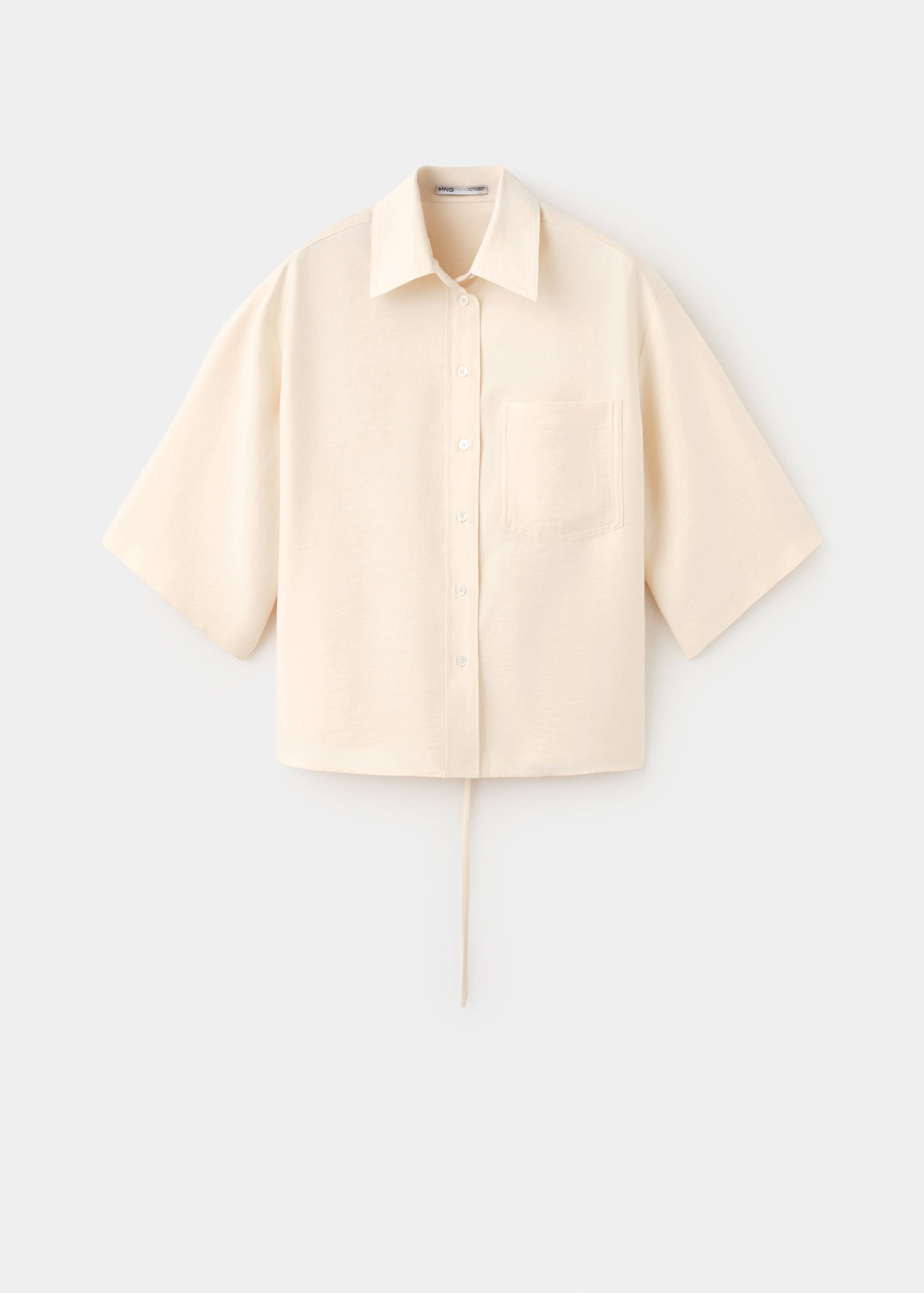 Sobrecamisa lyocell bolsillo - Artículo sin modelo