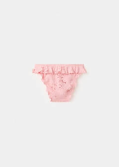 Bikini bottoms with ruffles — Pink 3