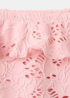 Bikini bottoms with ruffles — Pink 2